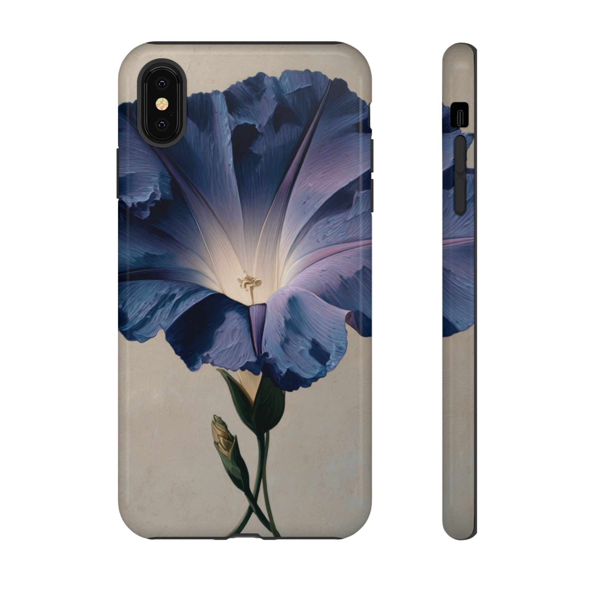 Floral Phone Case, Tough Cases with Purple Flower Design, Phone Accessories
