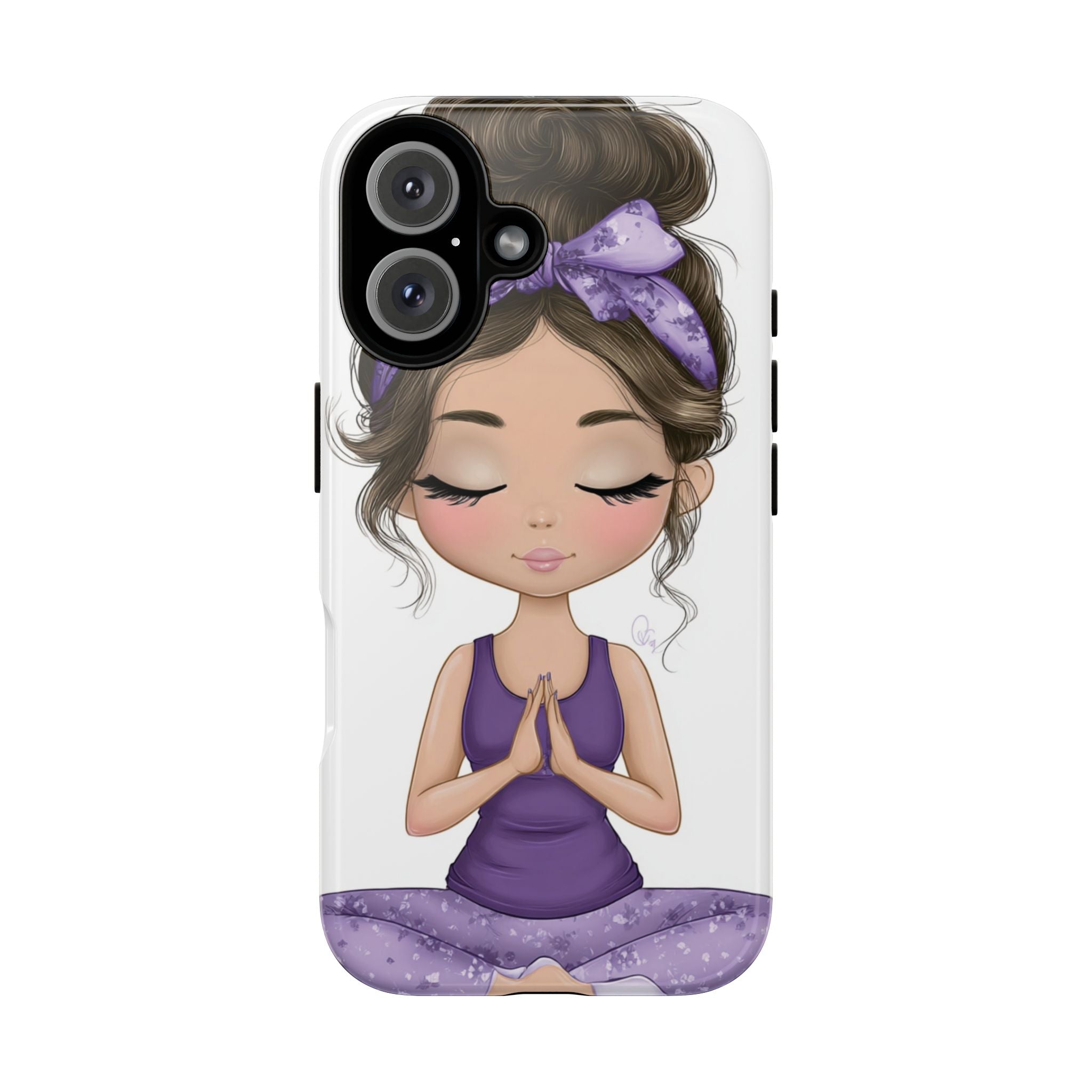 Yoga Phone Case for Mindfulness Gift for Yogis, Meditation Accessory, Zen Vibe