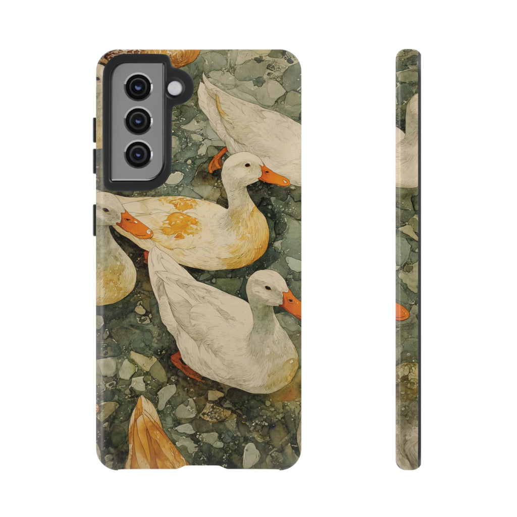 Duck-Themed Phone Case, Quirky Phone Cover, Nature Lover Gift