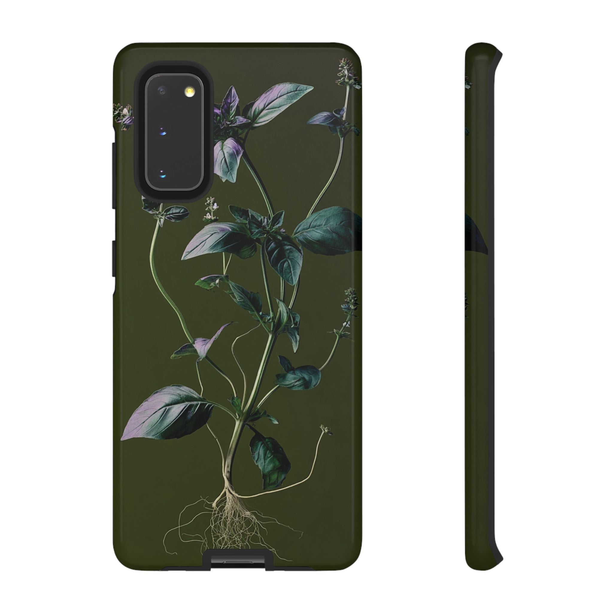 Green Botanical Phone Case, Floral Phone Cover, Nature Lover Gift