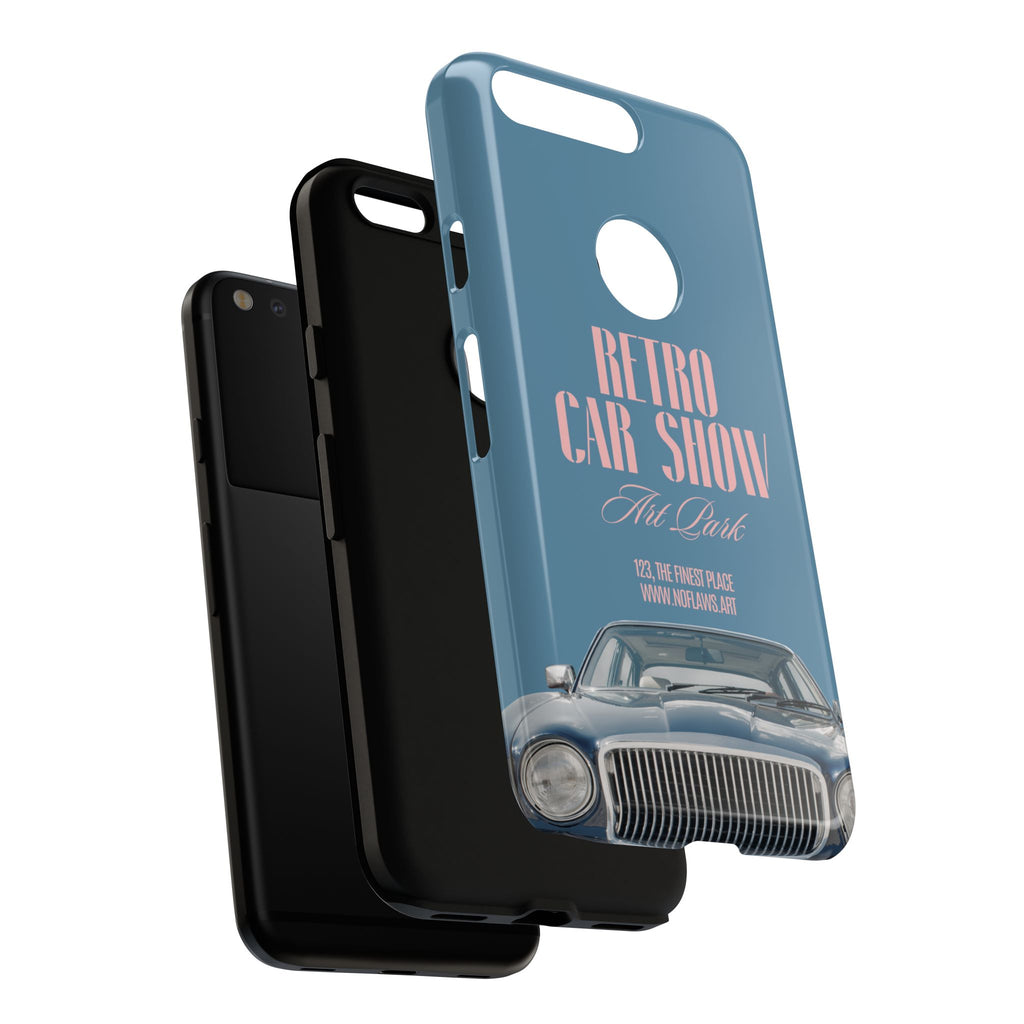Retro Car Show Phone Case — Vintage Classic Auto Design