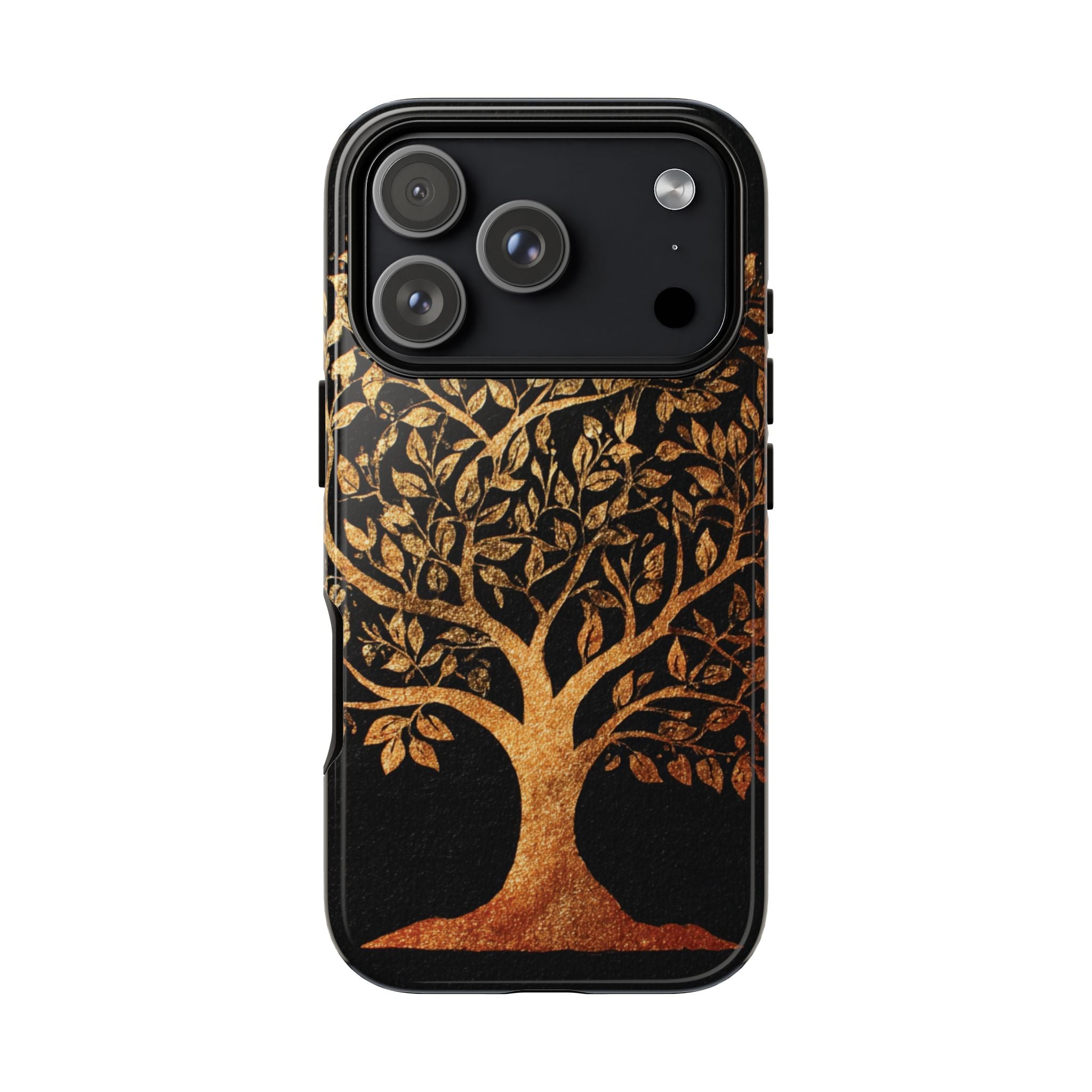 Golden Tree Phone Case, Tough Cases, Nature Lover Gift