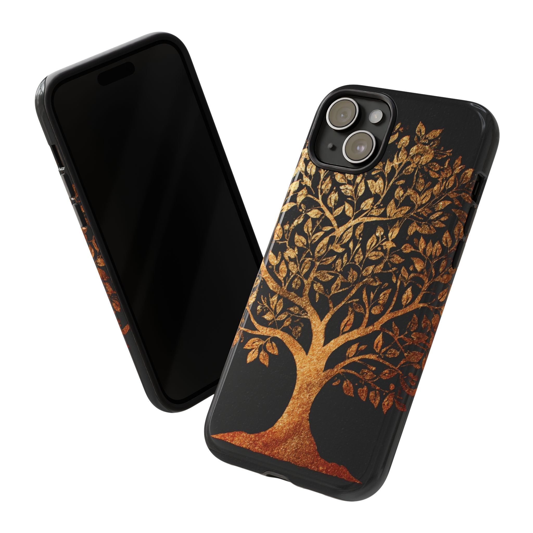 Golden Tree Phone Case, Tough Cases, Nature Lover Gift