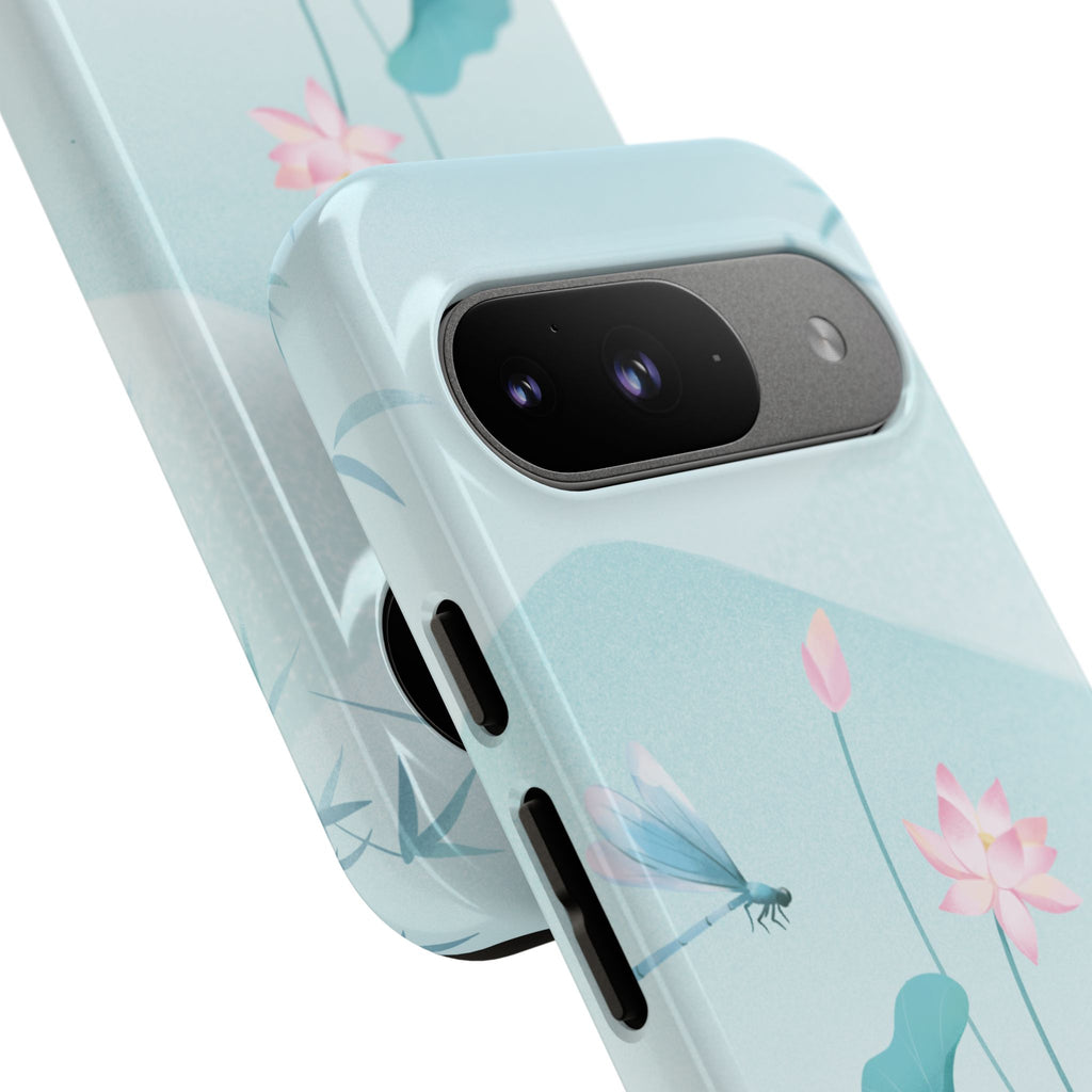 Lotus Pond Phone Case — Serene Floral iPhone Protective Cover