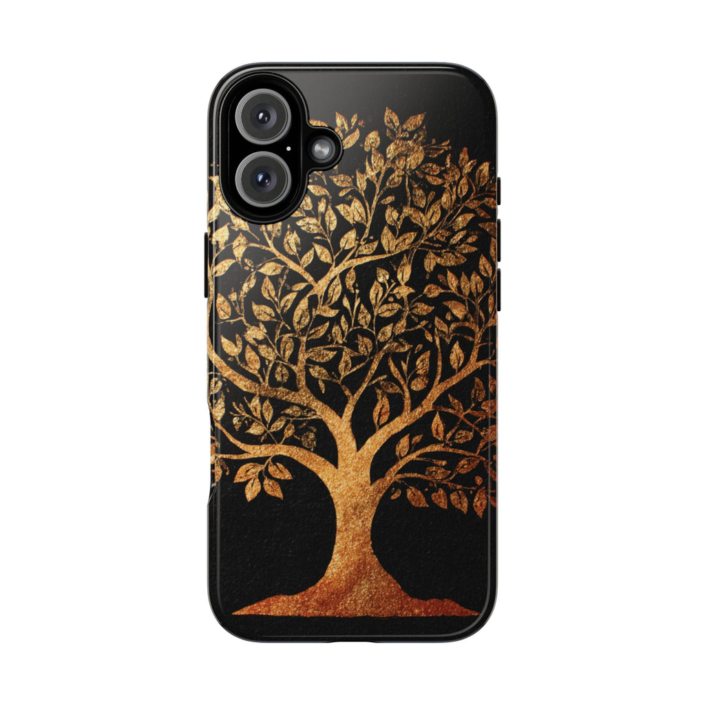 Golden Tree Phone Case, Tough Cases, Nature Lover Gift