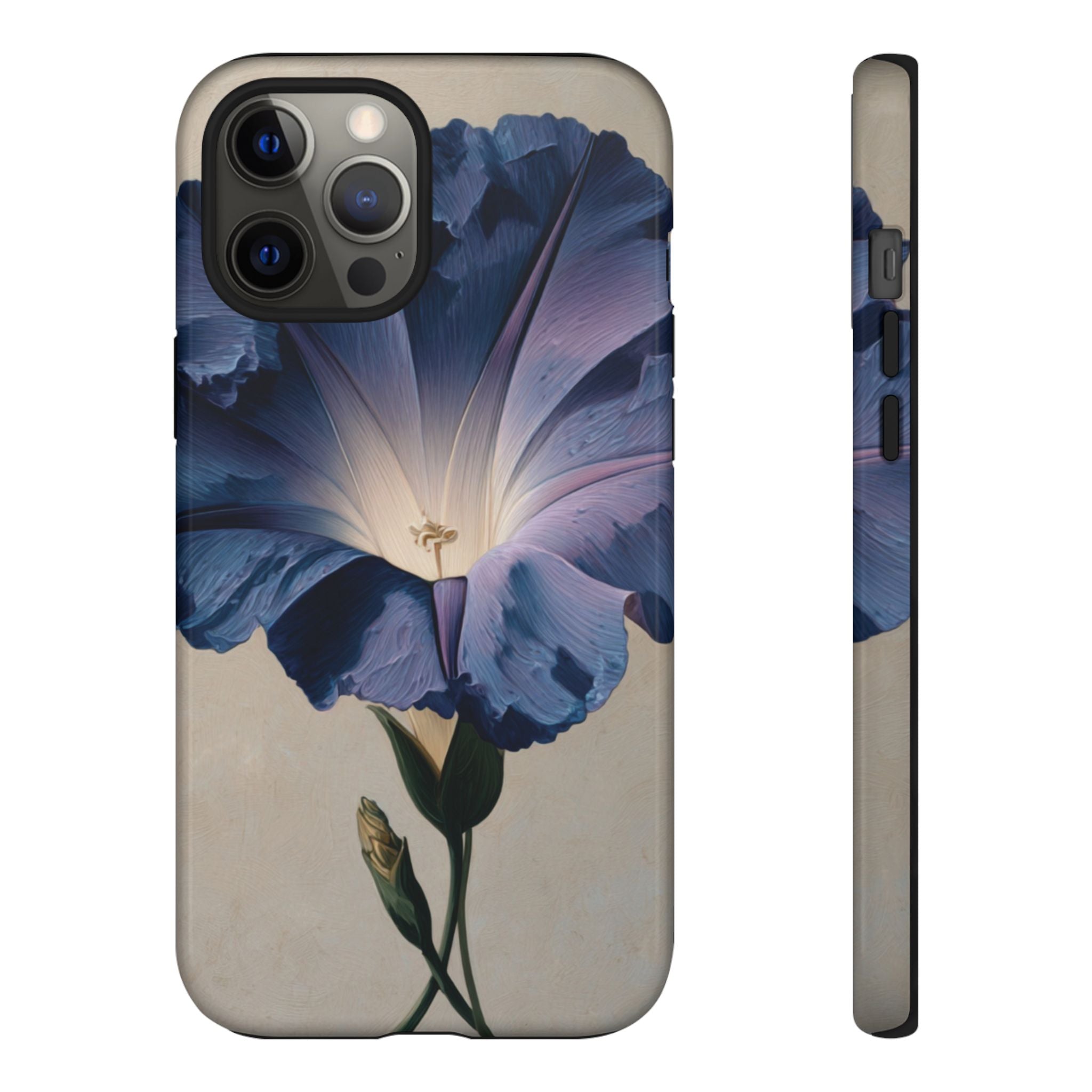 Floral Phone Case, Tough Cases with Purple Flower Design, Phone Accessories