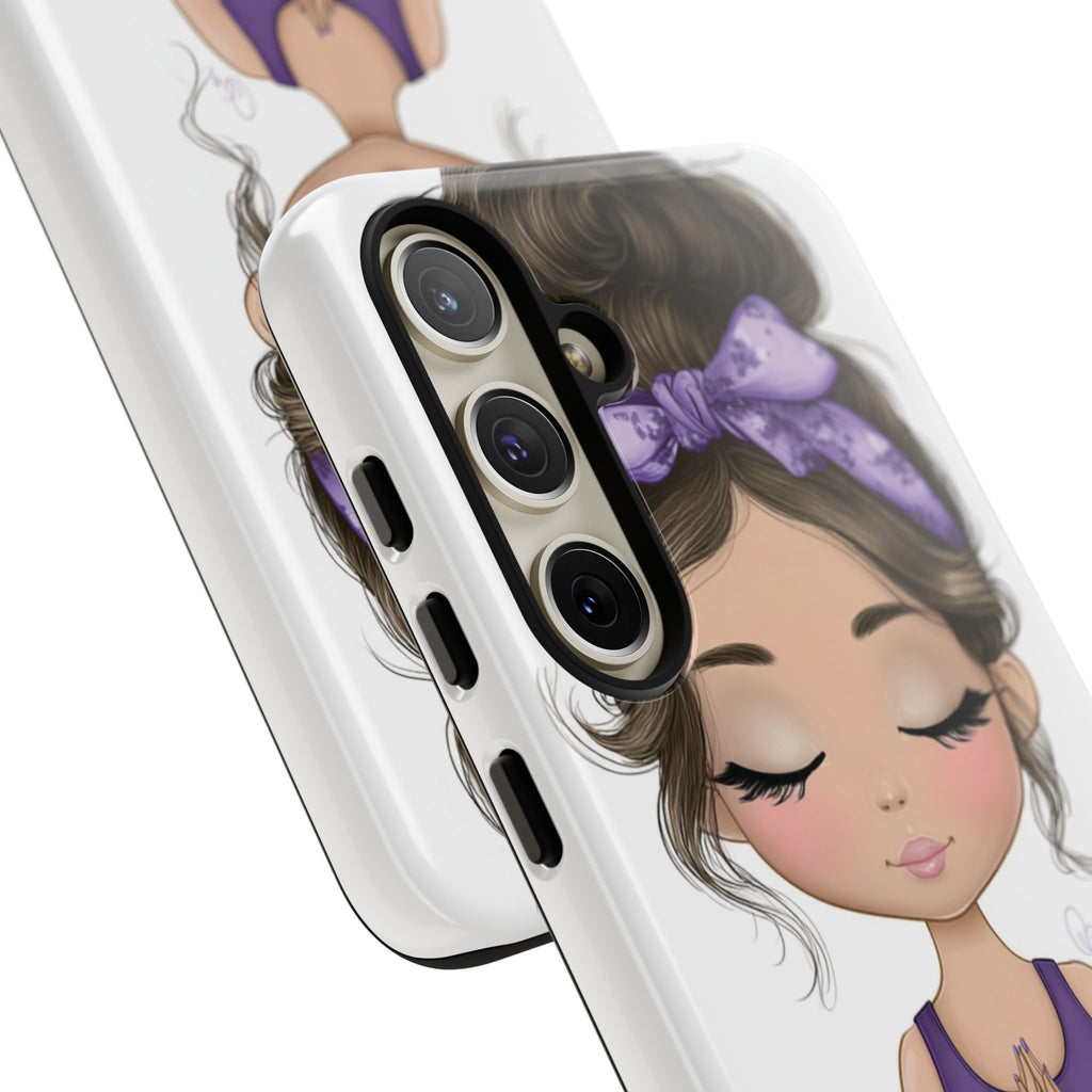 Yoga Phone Case for Mindfulness Gift for Yogis, Meditation Accessory, Zen Vibe