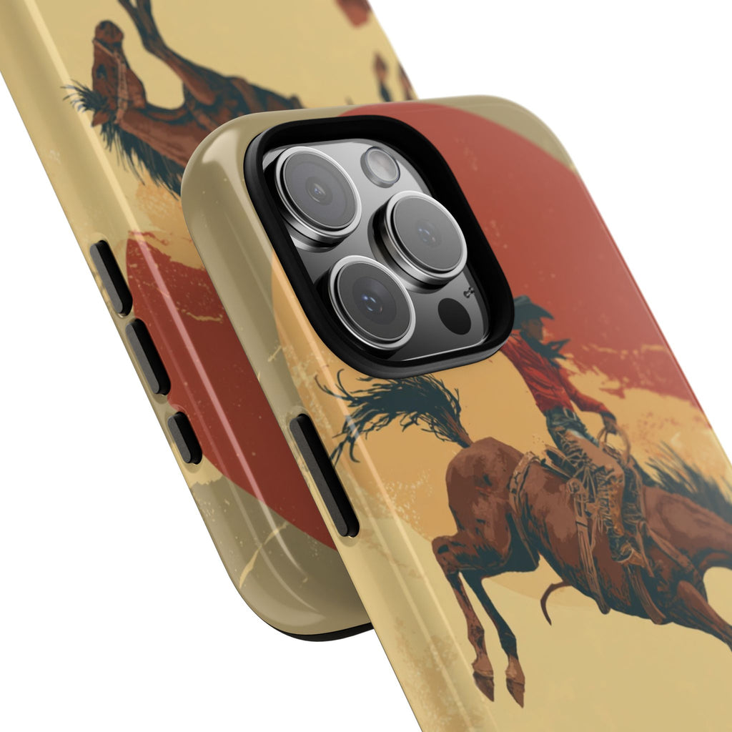 Cowboy Phone Case - Wild West Style, Tough Protection for Outdoor Lovers