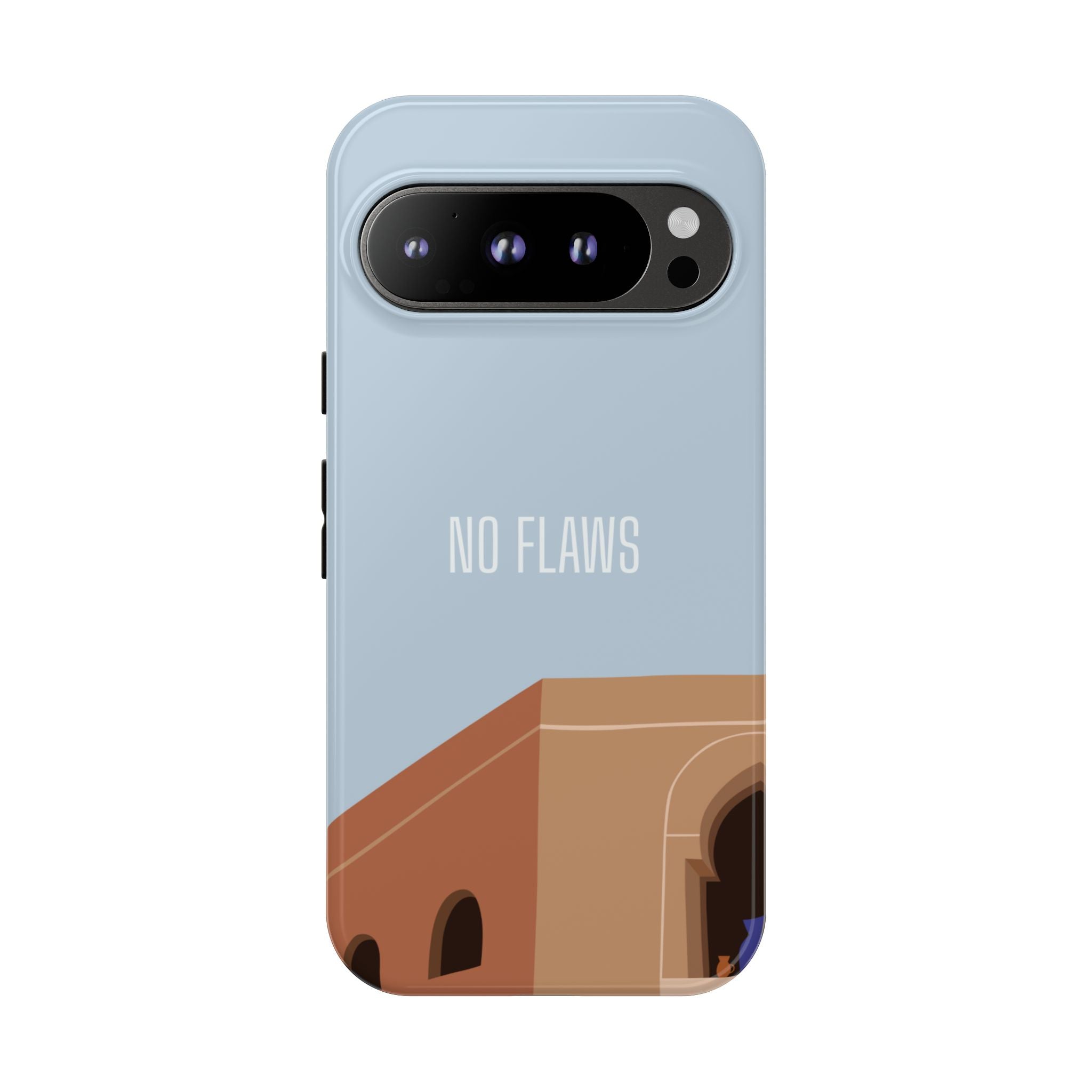 Minimal Desert Illustration “No Flaws” Protective Tough Case