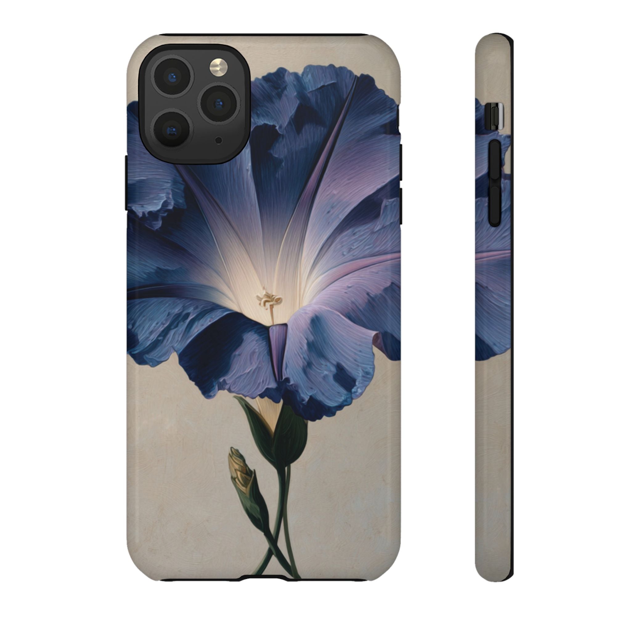 Floral Phone Case, Tough Cases with Purple Flower Design, Phone Accessories