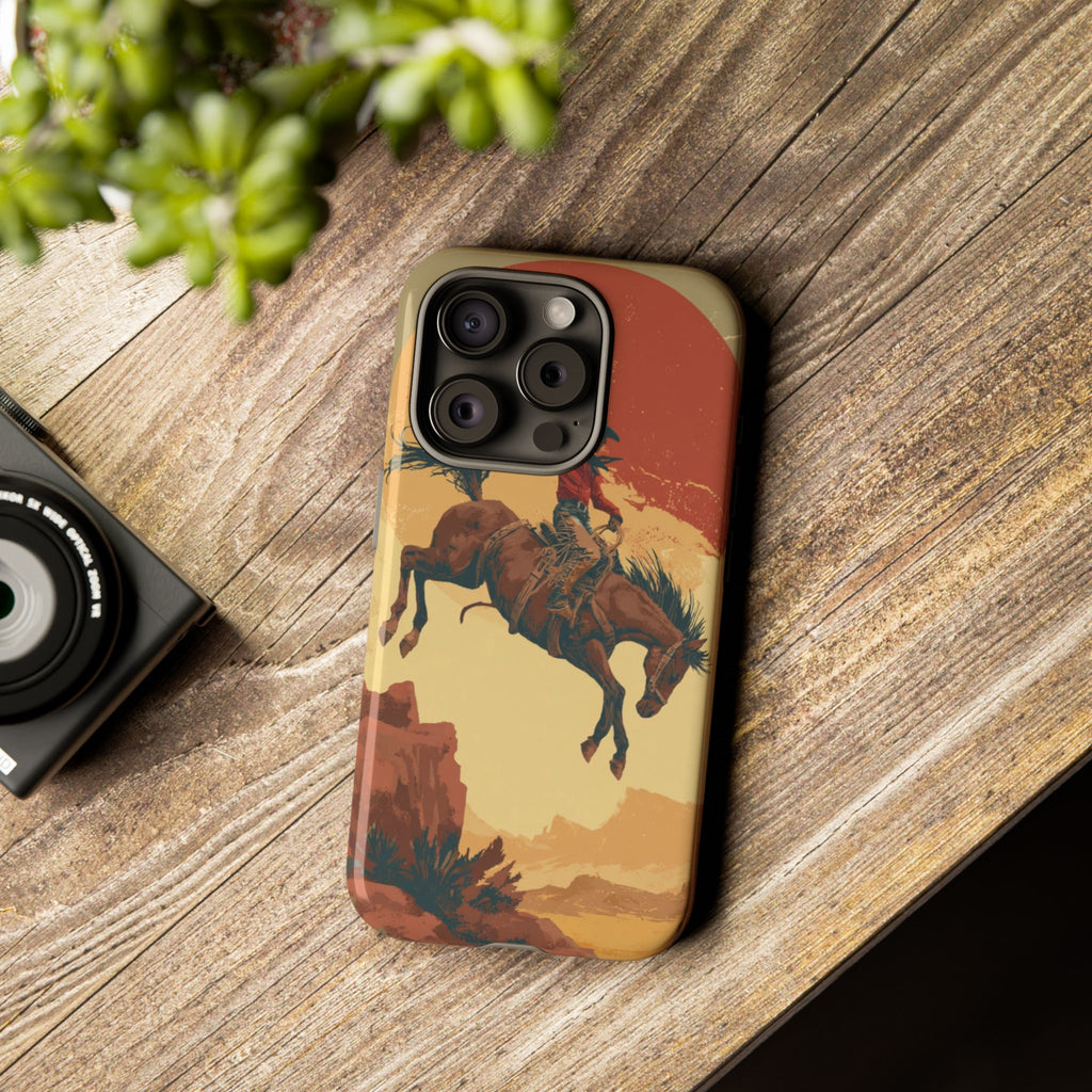 Cowboy Phone Case - Wild West Style, Tough Protection for Outdoor Lovers