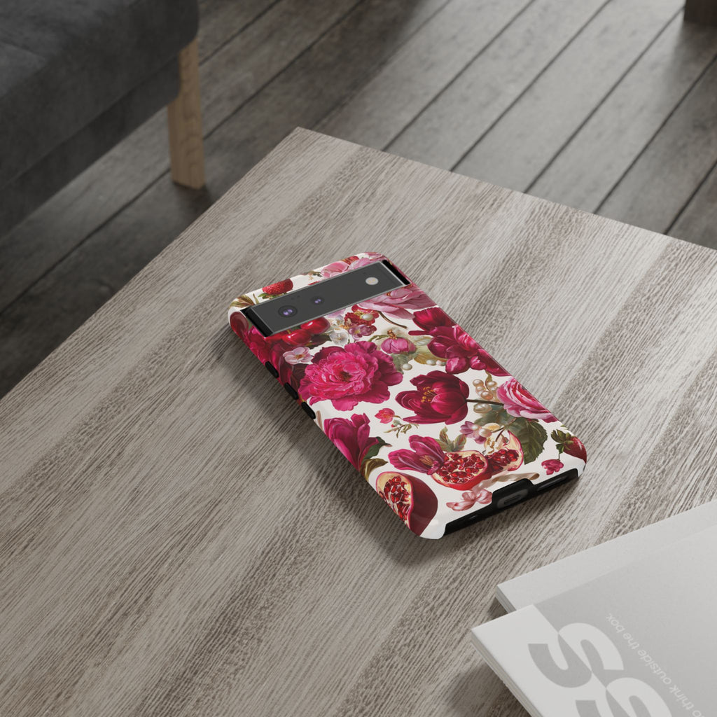 Floral Phone Case, Tough Floral Case, Flower Design