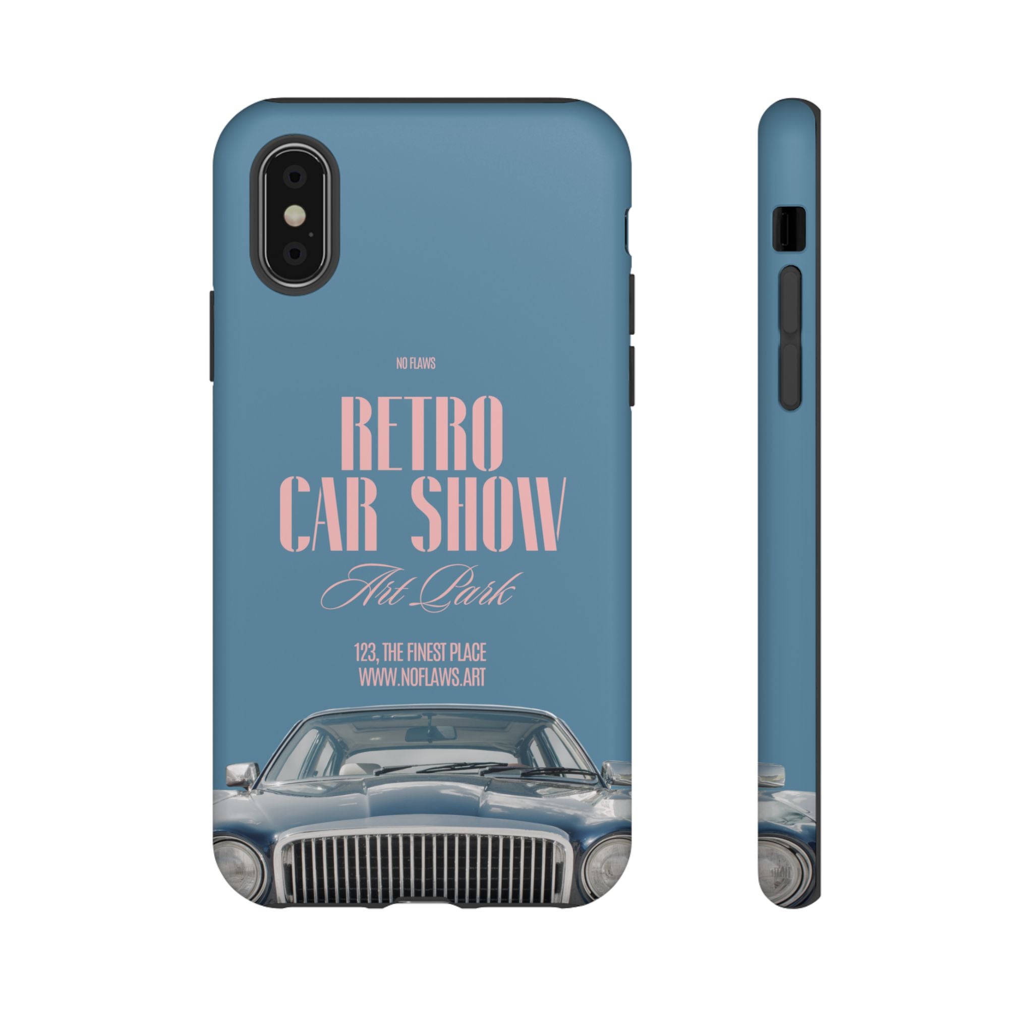 Retro Car Show Phone Case — Vintage Classic Auto Design