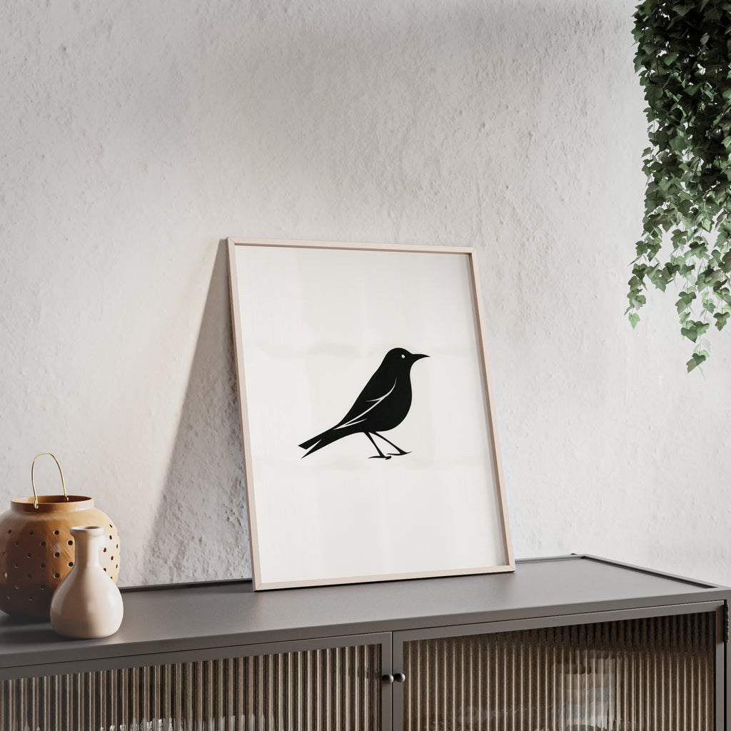 The Oriole Principle: A Study in Minimal Form – Framed Poster