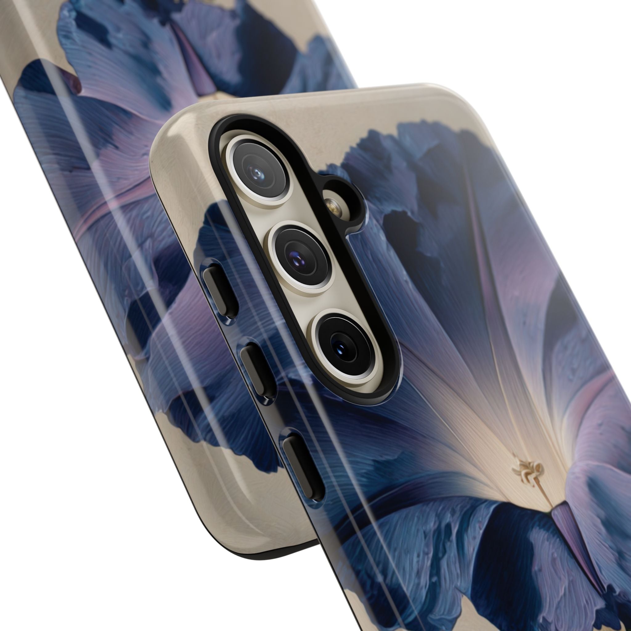 Floral Phone Case, Tough Cases with Purple Flower Design, Phone Accessories