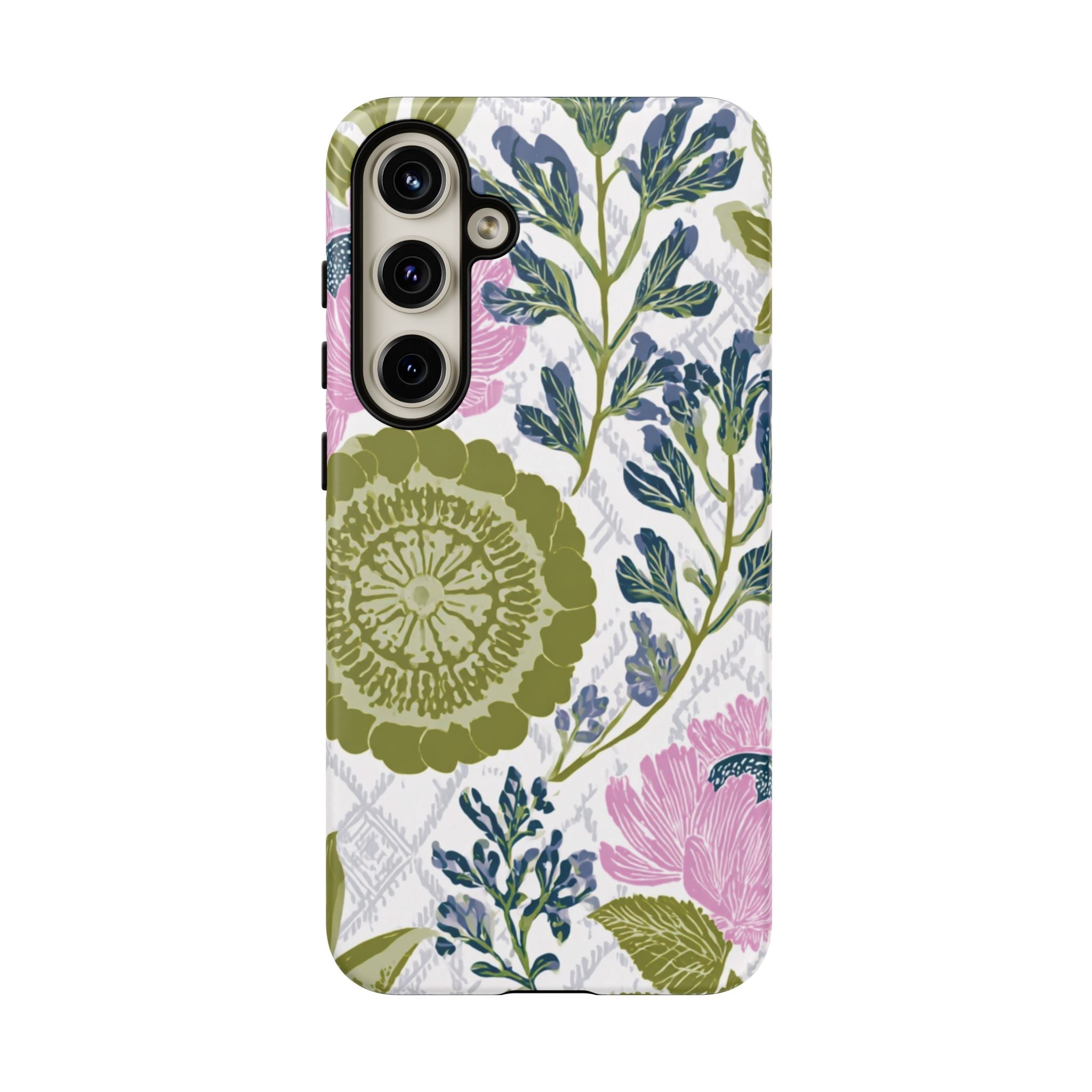 Floral Phone Case, Tough Cases with Elegant Design, Stylish Phone Accessories