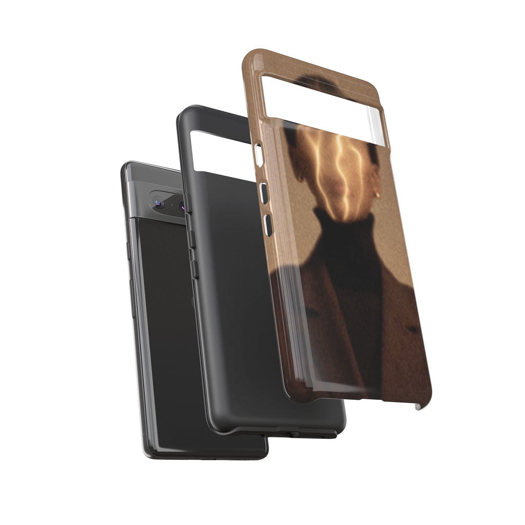 Stylish Phone Case with Artistic Design, Fashion Tech Accessory, Tough Cases