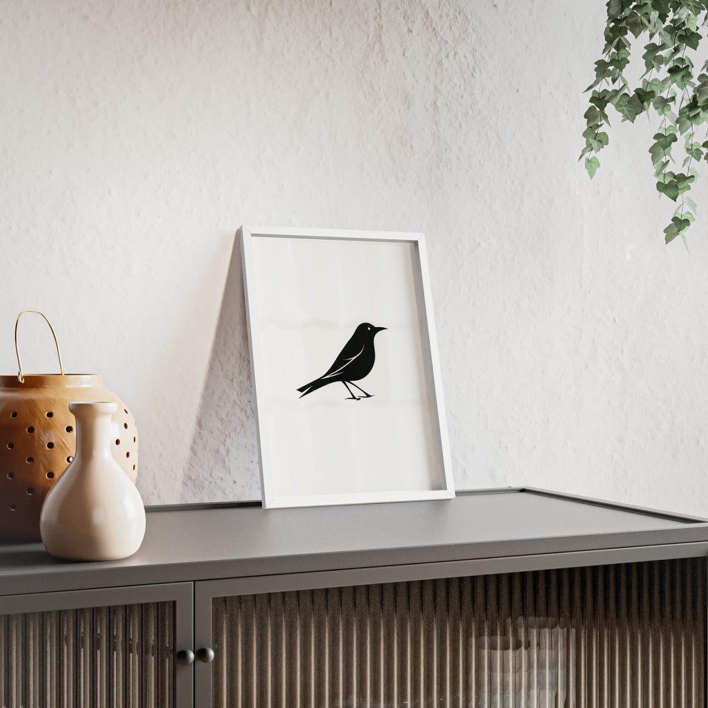 The Oriole Principle: A Study in Minimal Form – Framed Poster