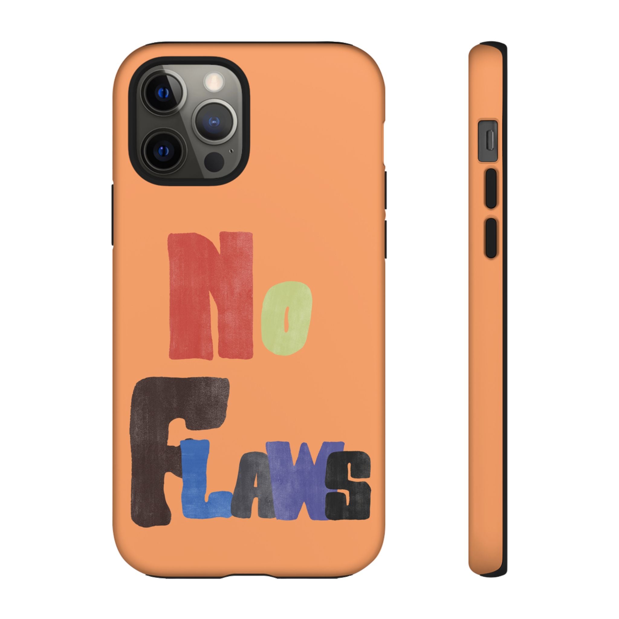 "No Flaws" Retro Hand-Lettered Protective Cover