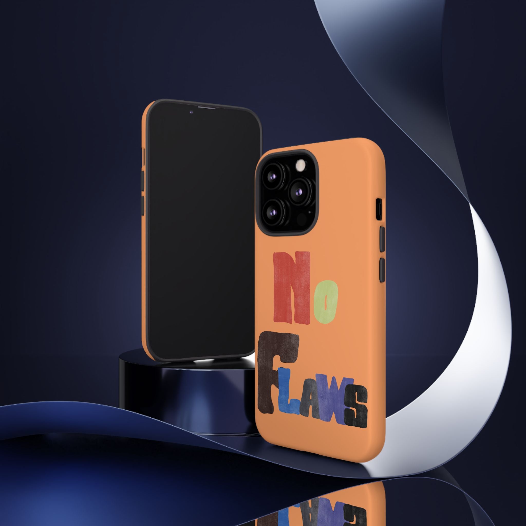 "No Flaws" Retro Hand-Lettered Protective Cover