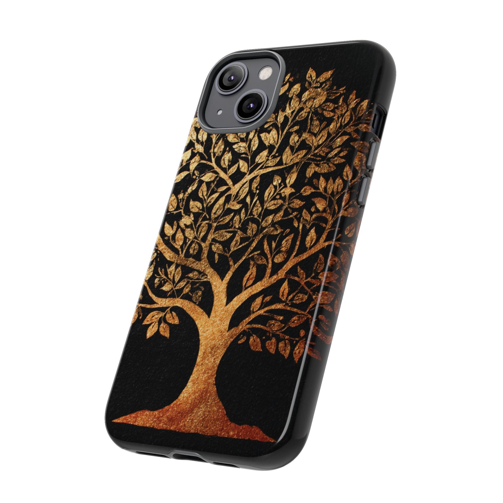 Golden Tree Phone Case, Tough Cases, Nature Lover Gift