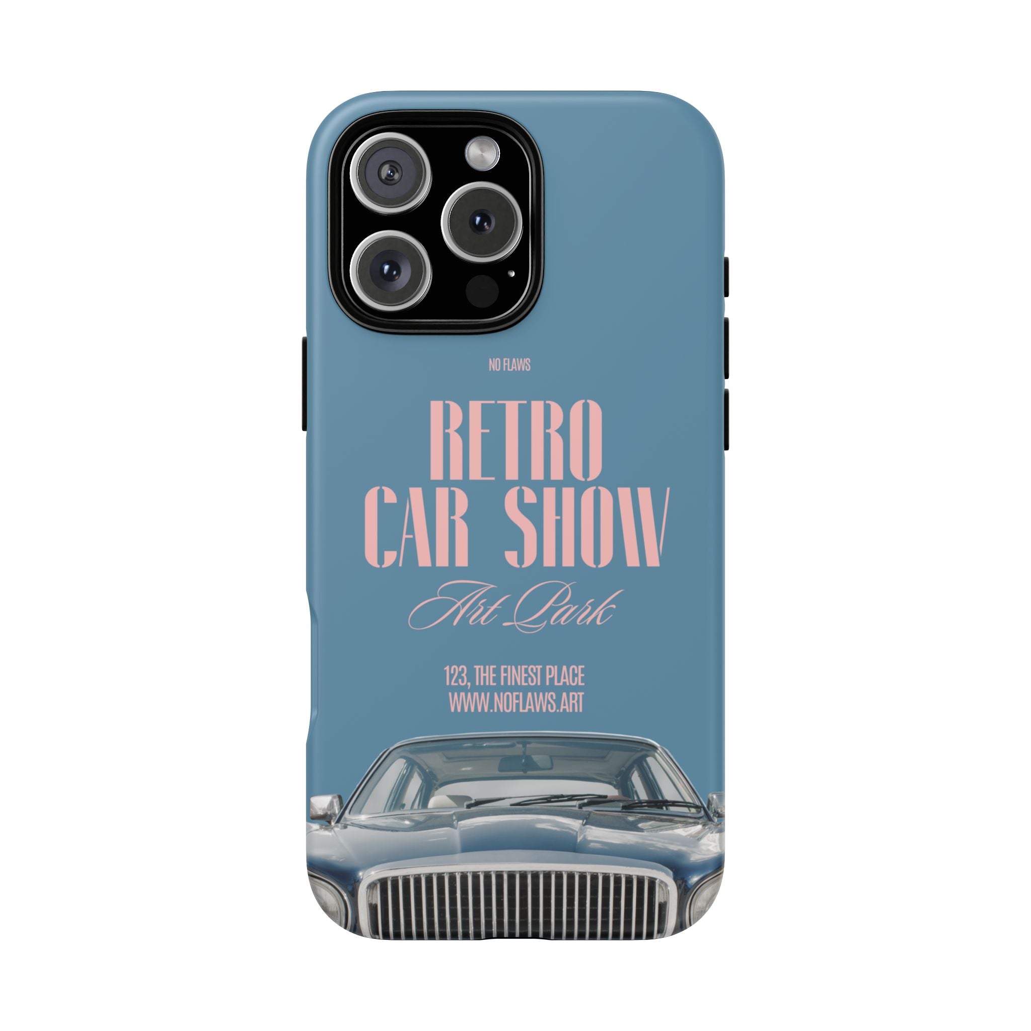 Retro Car Show Phone Case — Vintage Classic Auto Design