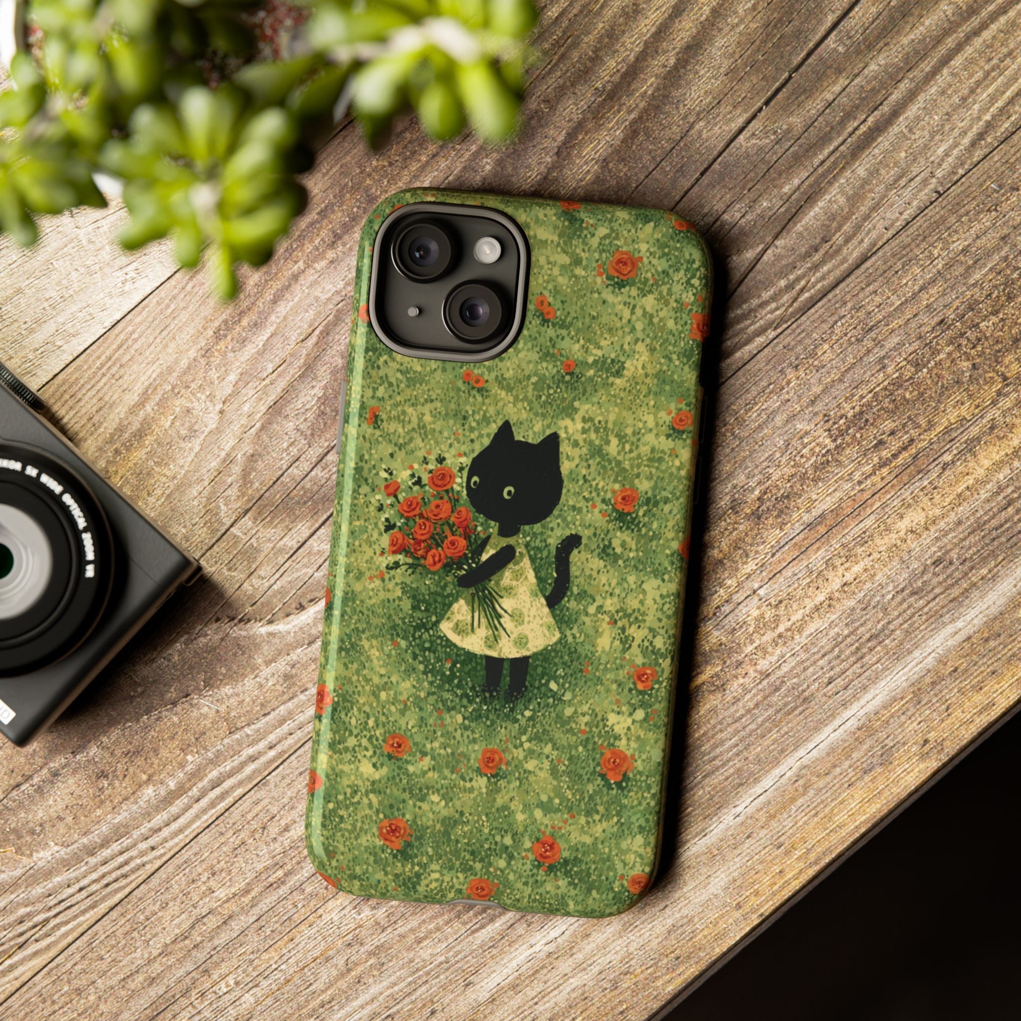 Cute Cat Tough Cases for Cat Lovers, Gifts for Her, Pet Owner Accessories