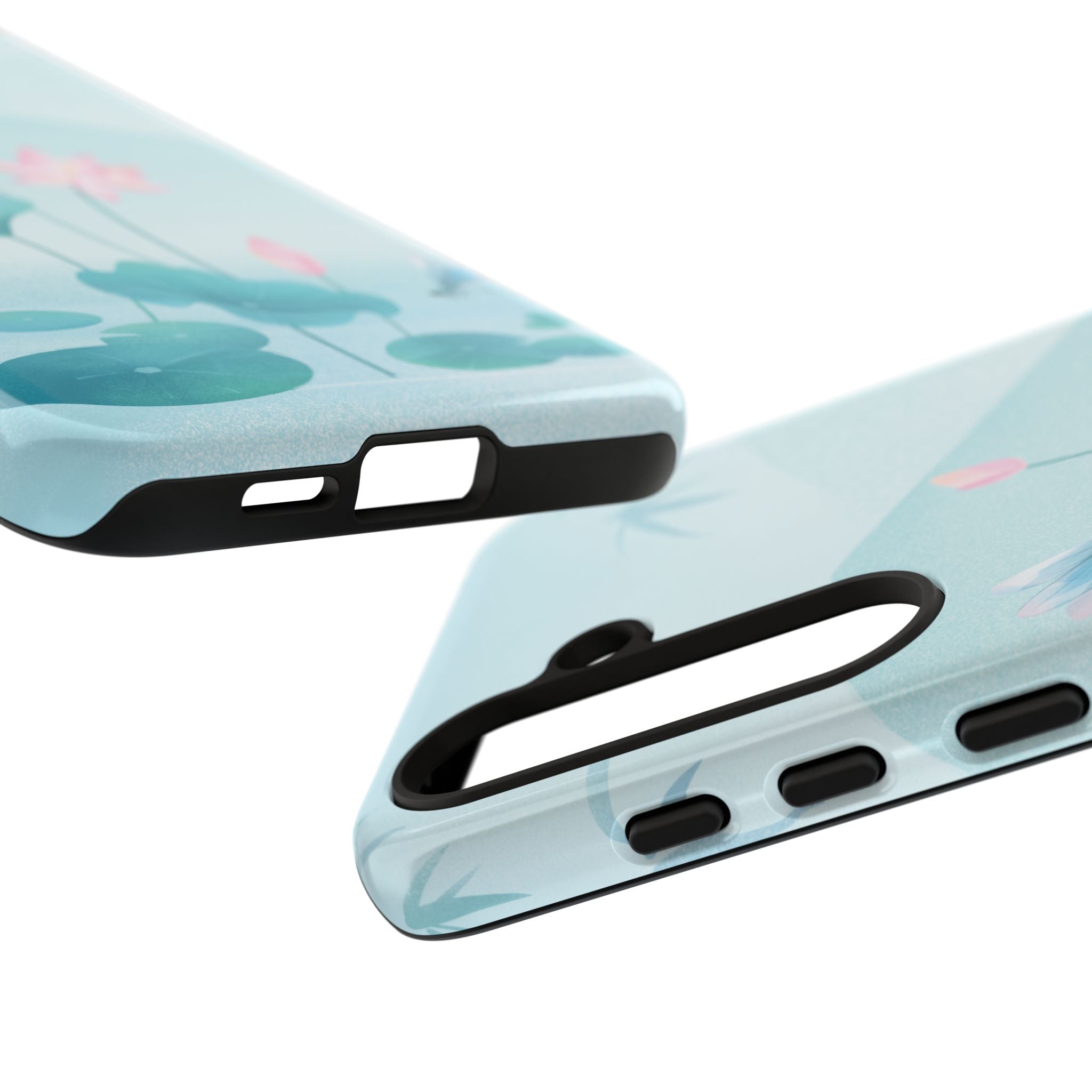 Lotus Pond Phone Case — Serene Floral iPhone Protective Cover