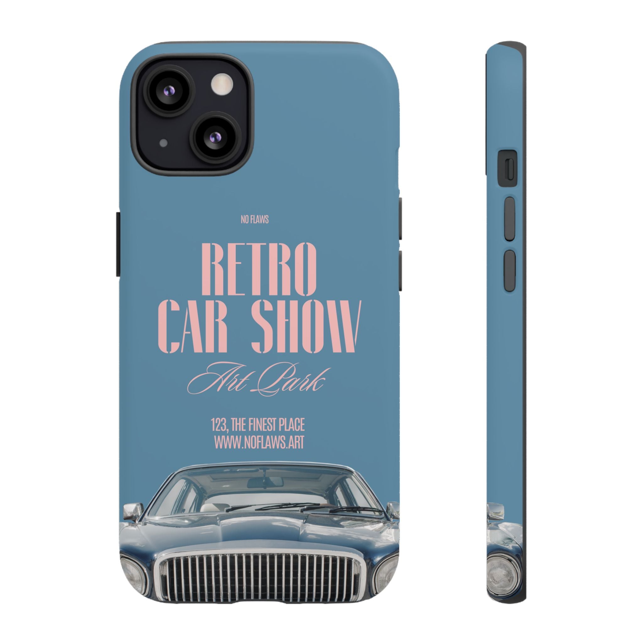 Retro Car Show Phone Case — Vintage Classic Auto Design