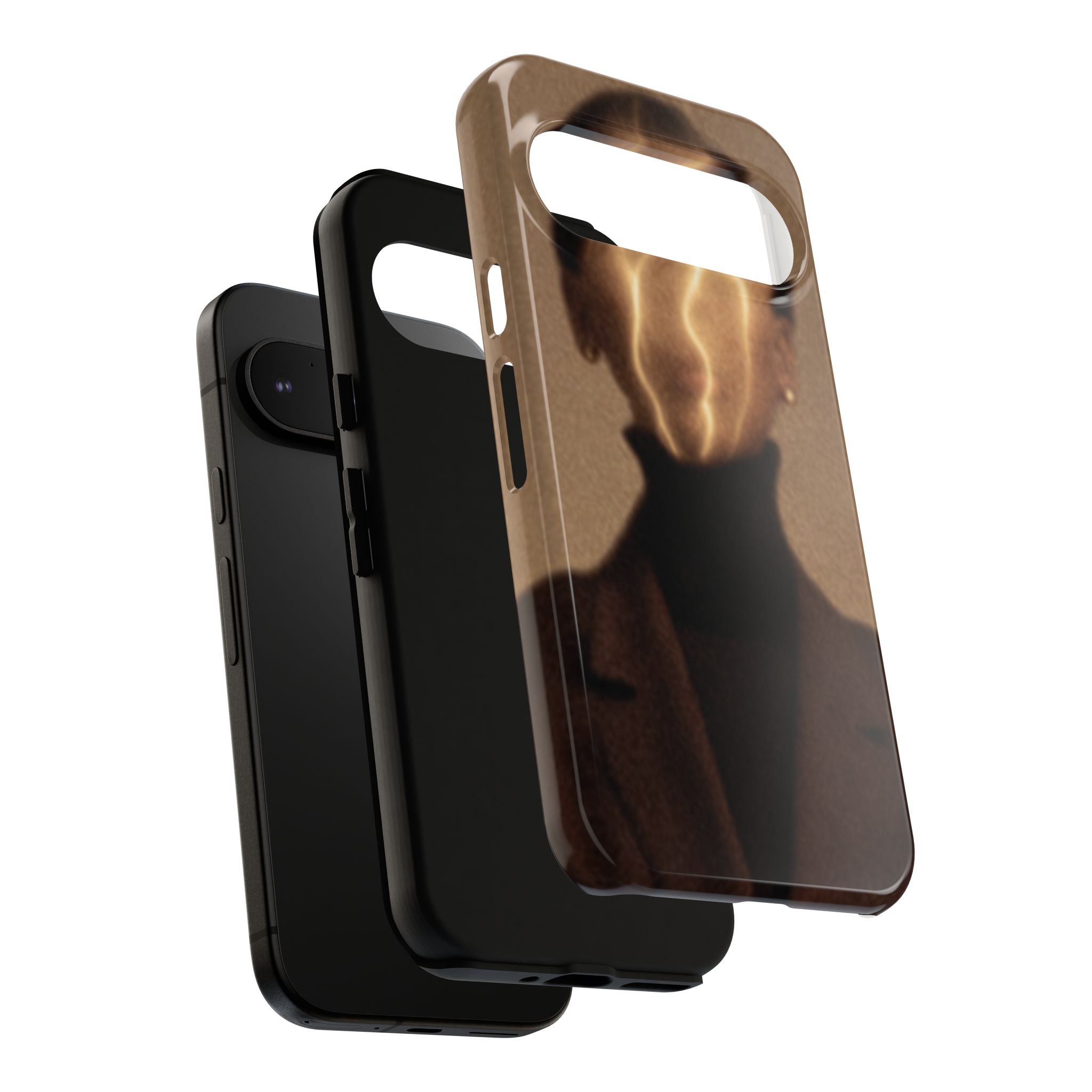 Stylish Phone Case with Artistic Design, Fashion Tech Accessory, Tough Cases