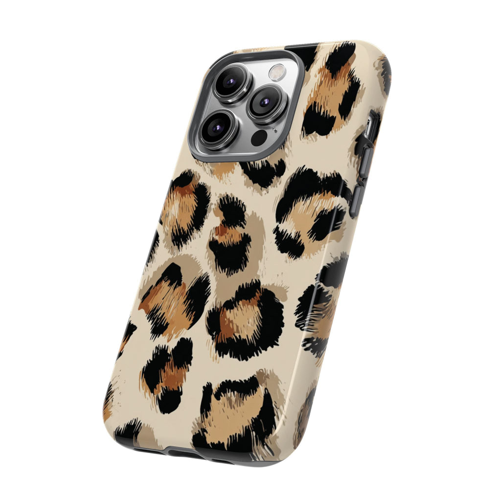 Stylish Leopard Print Phone Case, Animal Print, Tough Case, Gift for Her