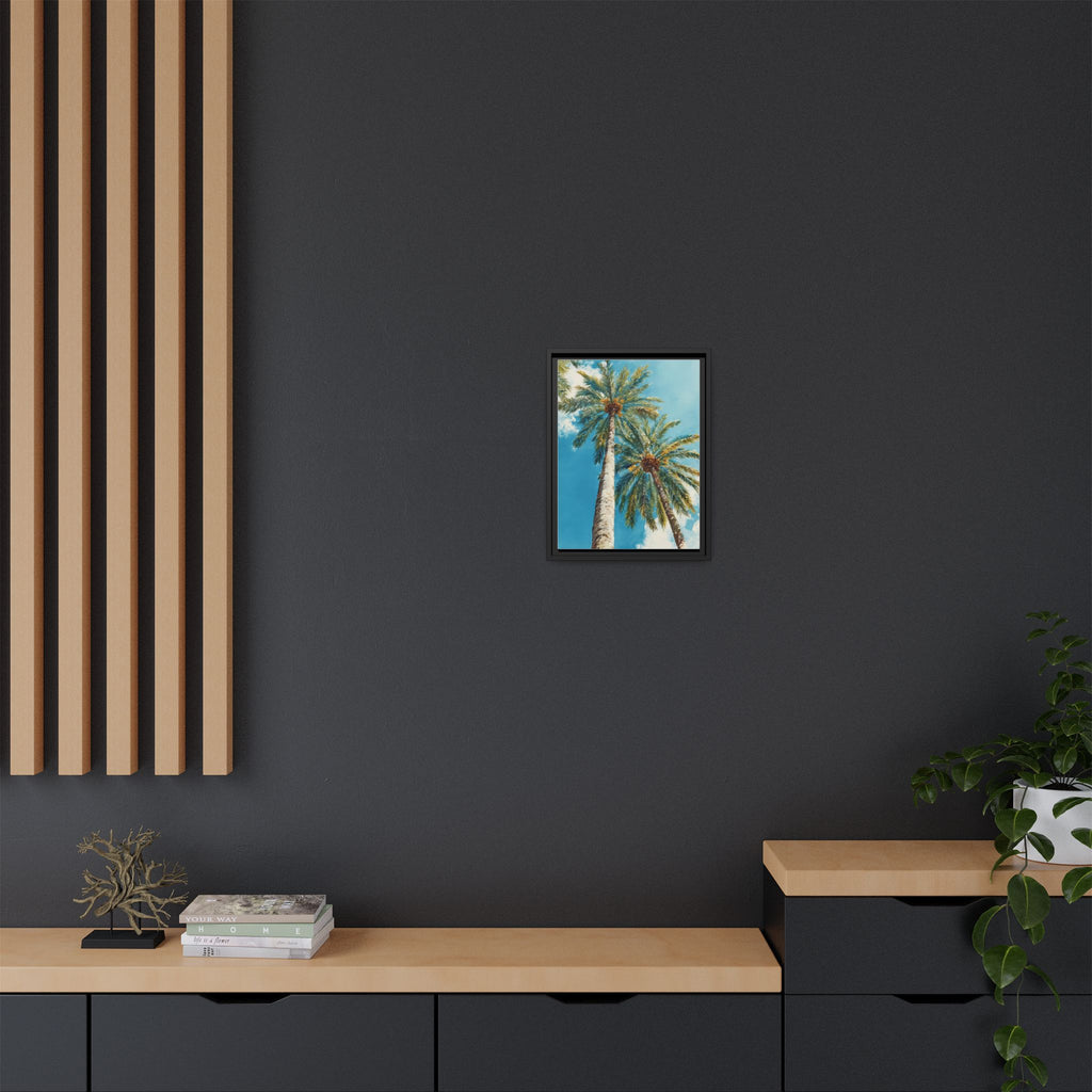 Palm Tree Sky Matte Canvas Print