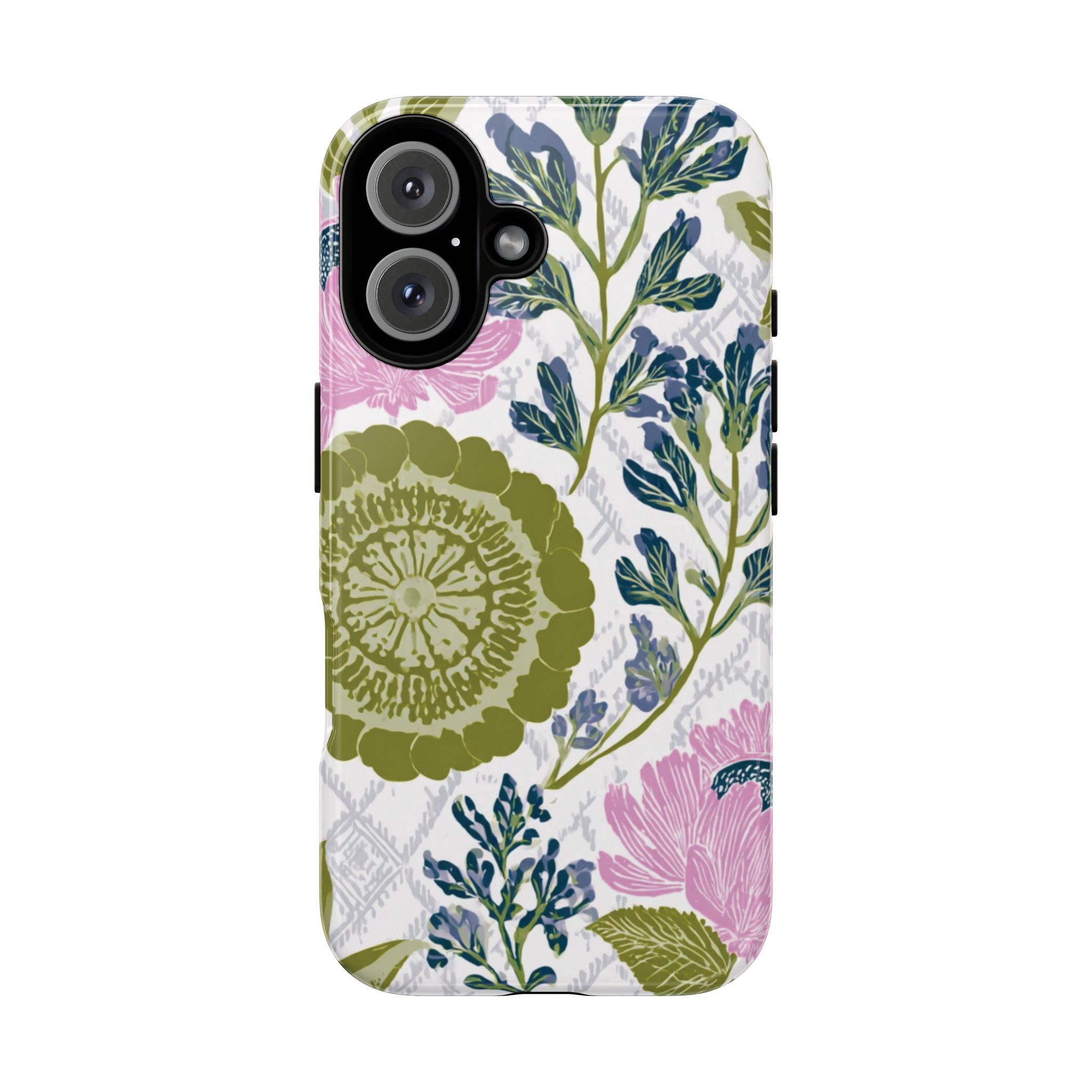 Floral Phone Case, Tough Cases with Elegant Design, Stylish Phone Accessories