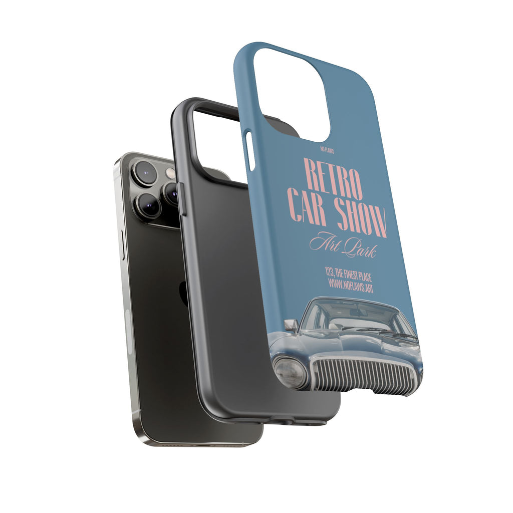 Retro Car Show Phone Case — Vintage Classic Auto Design