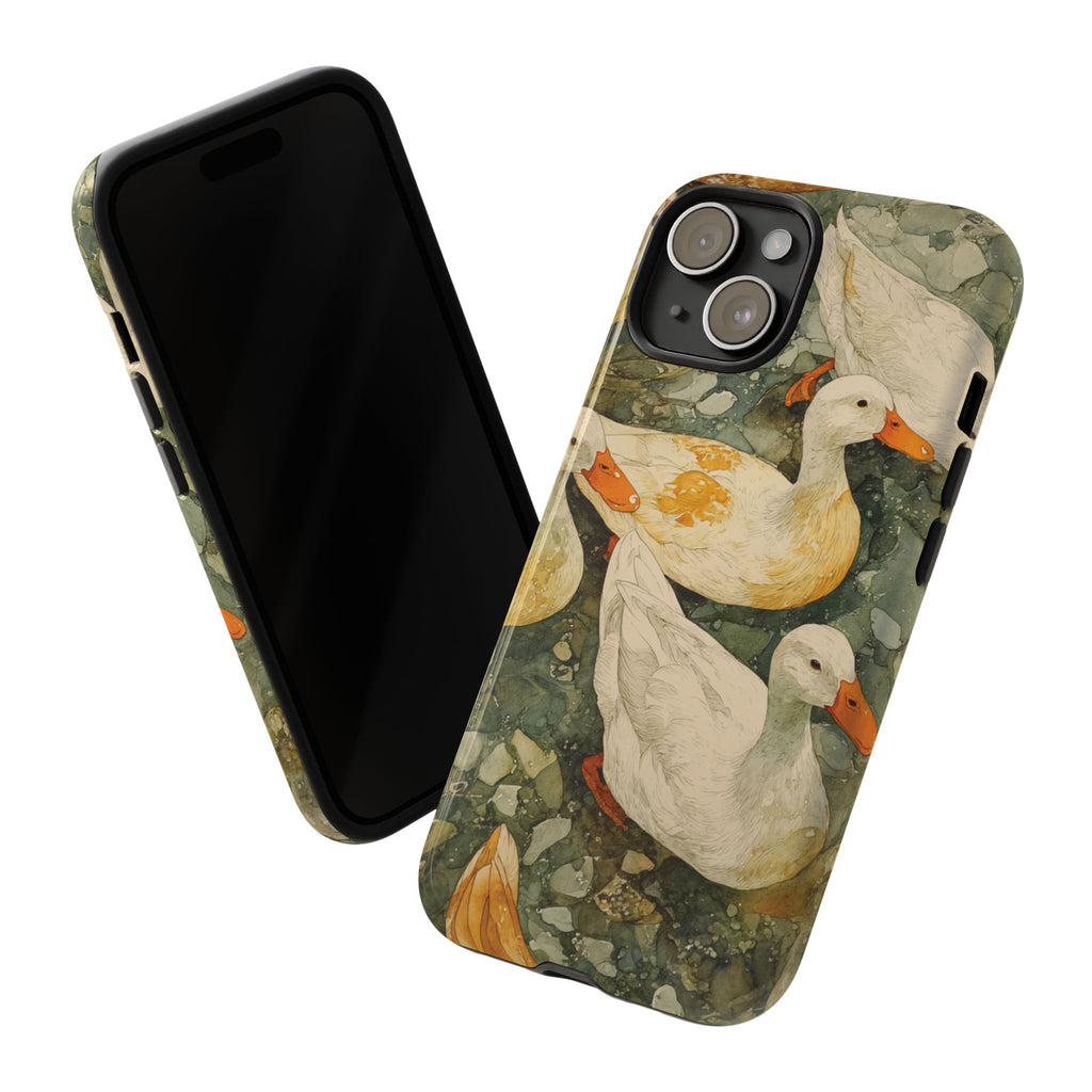 Duck-Themed Phone Case, Quirky Phone Cover, Nature Lover Gift