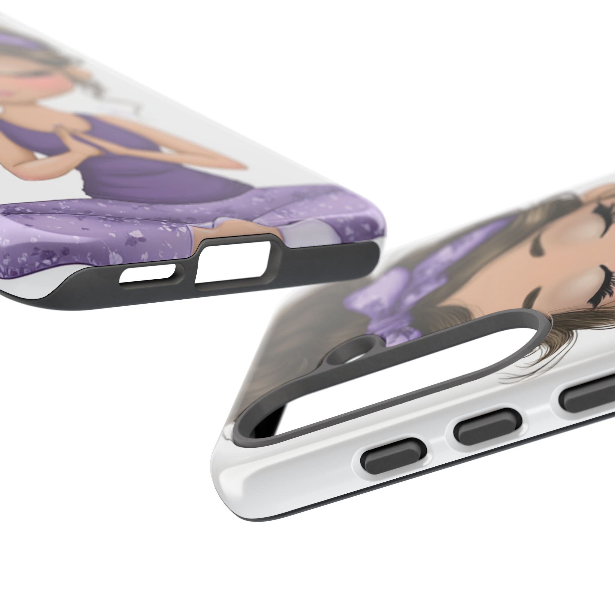Yoga Phone Case for Mindfulness Gift for Yogis, Meditation Accessory, Zen Vibe