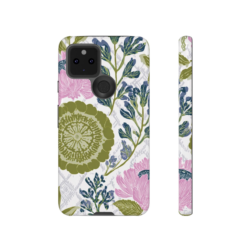 Floral Phone Case, Tough Cases with Elegant Design, Stylish Phone Accessories