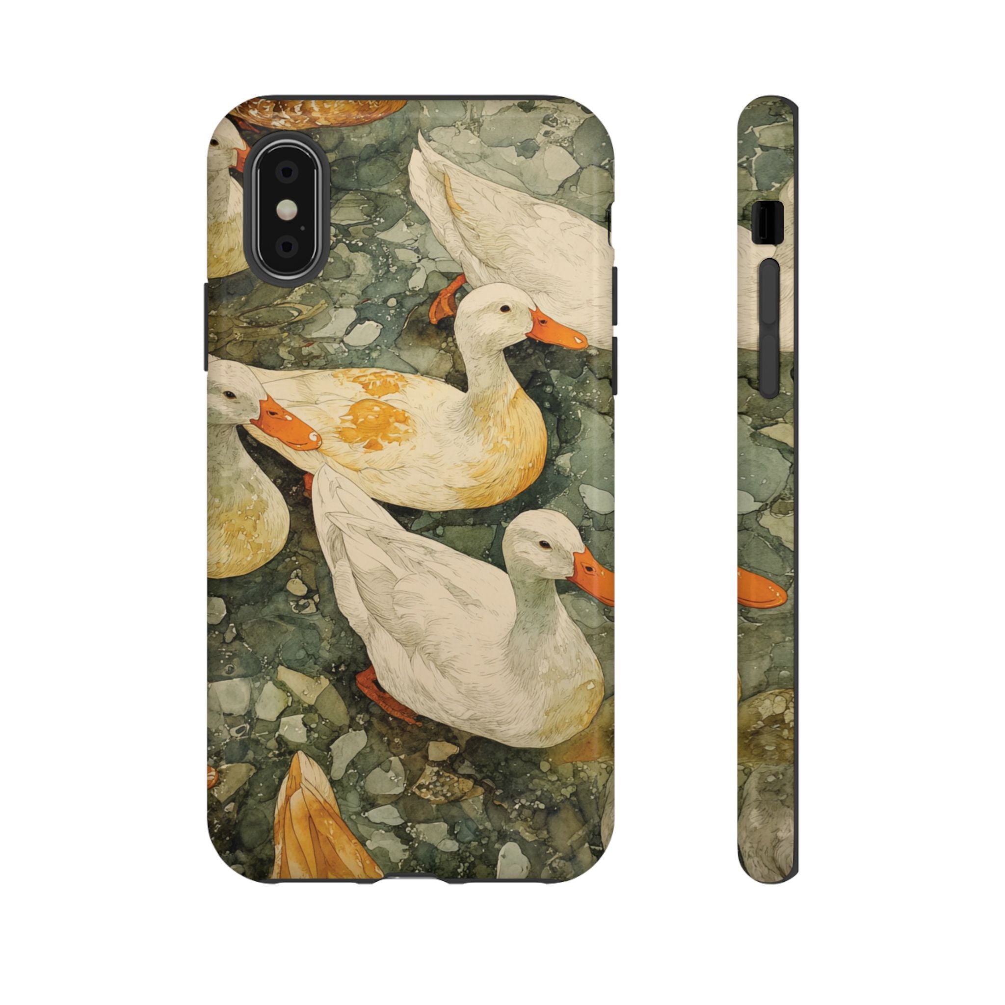 Duck-Themed Phone Case, Quirky Phone Cover, Nature Lover Gift