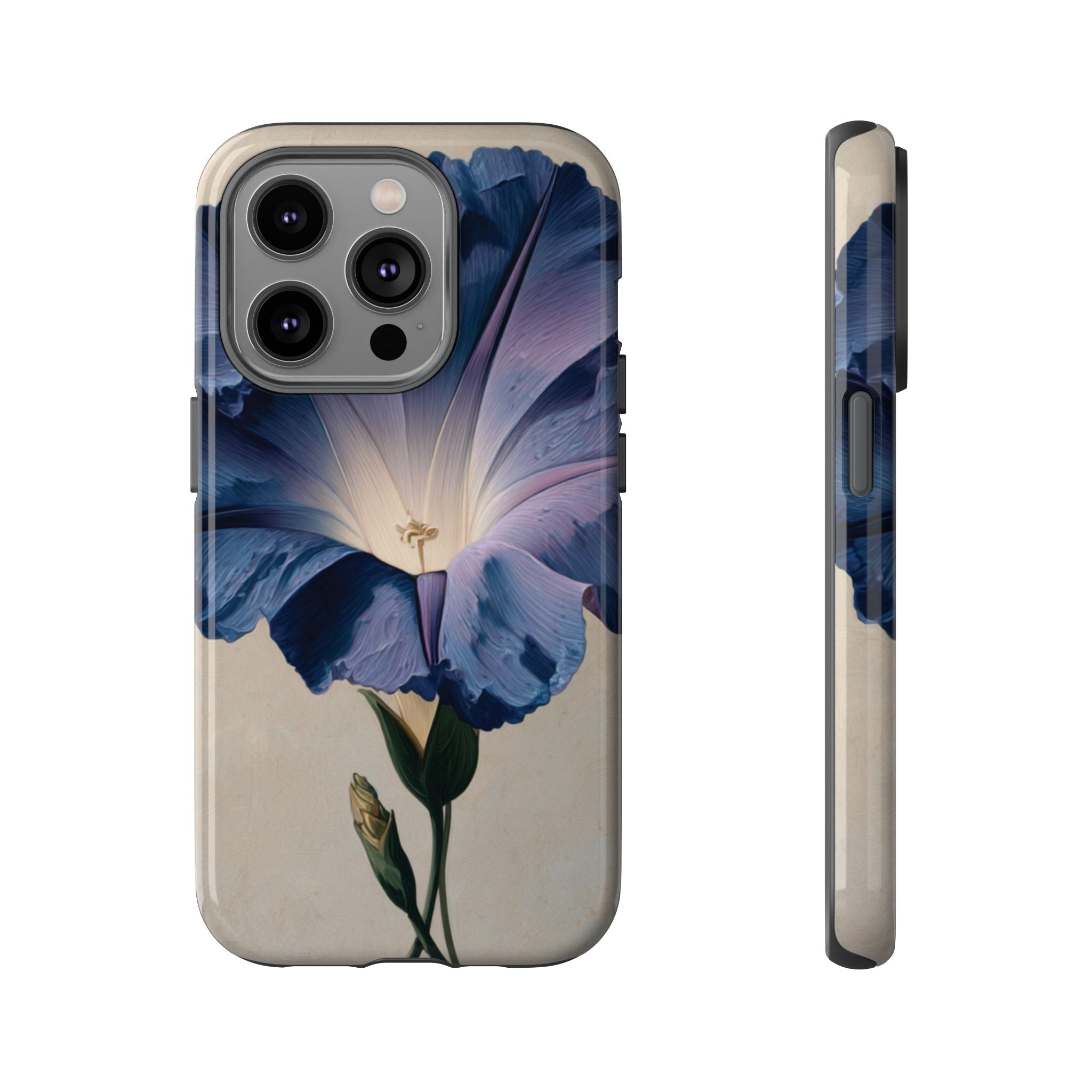Floral Phone Case, Tough Cases with Purple Flower Design, Phone Accessories