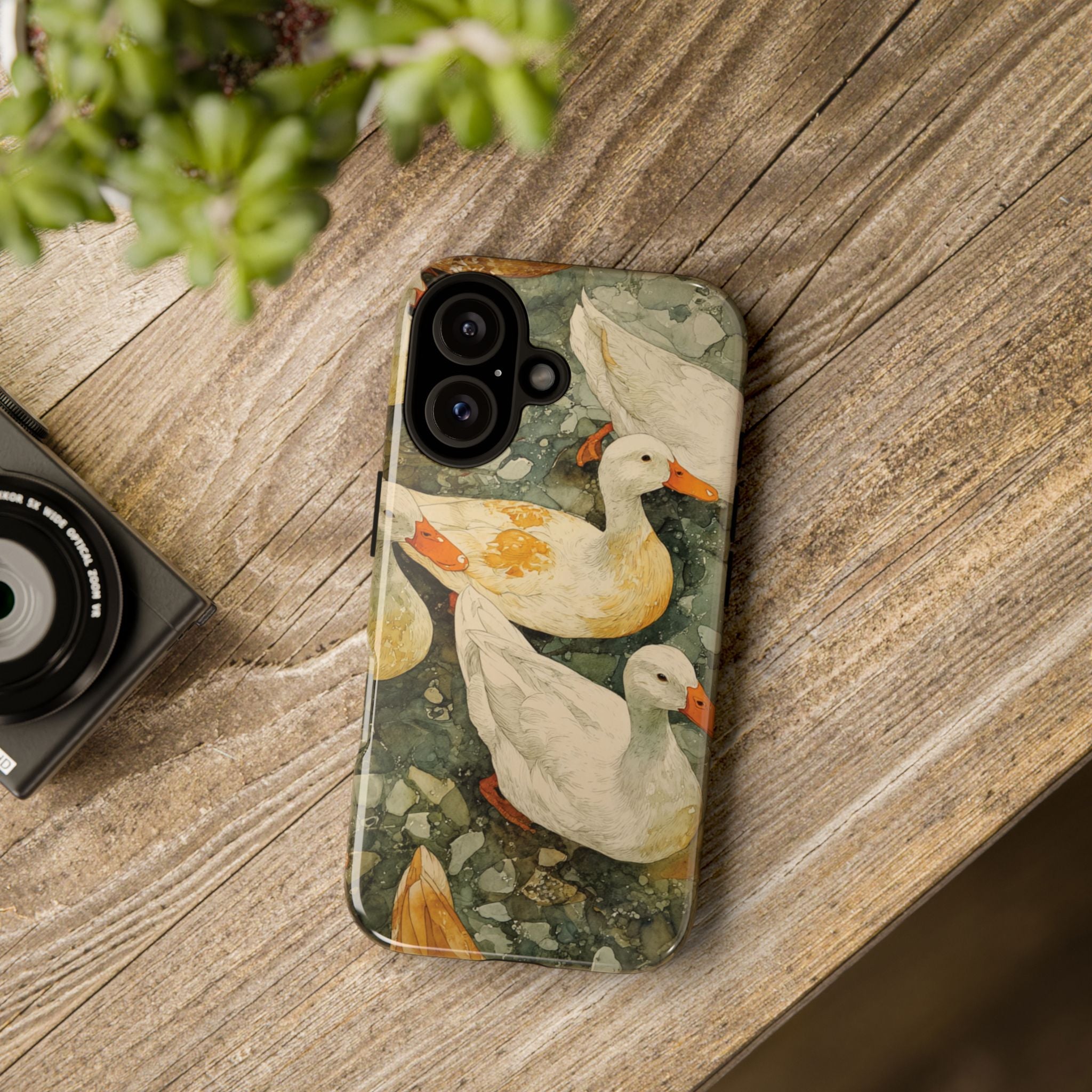 Duck-Themed Phone Case, Quirky Phone Cover, Nature Lover Gift