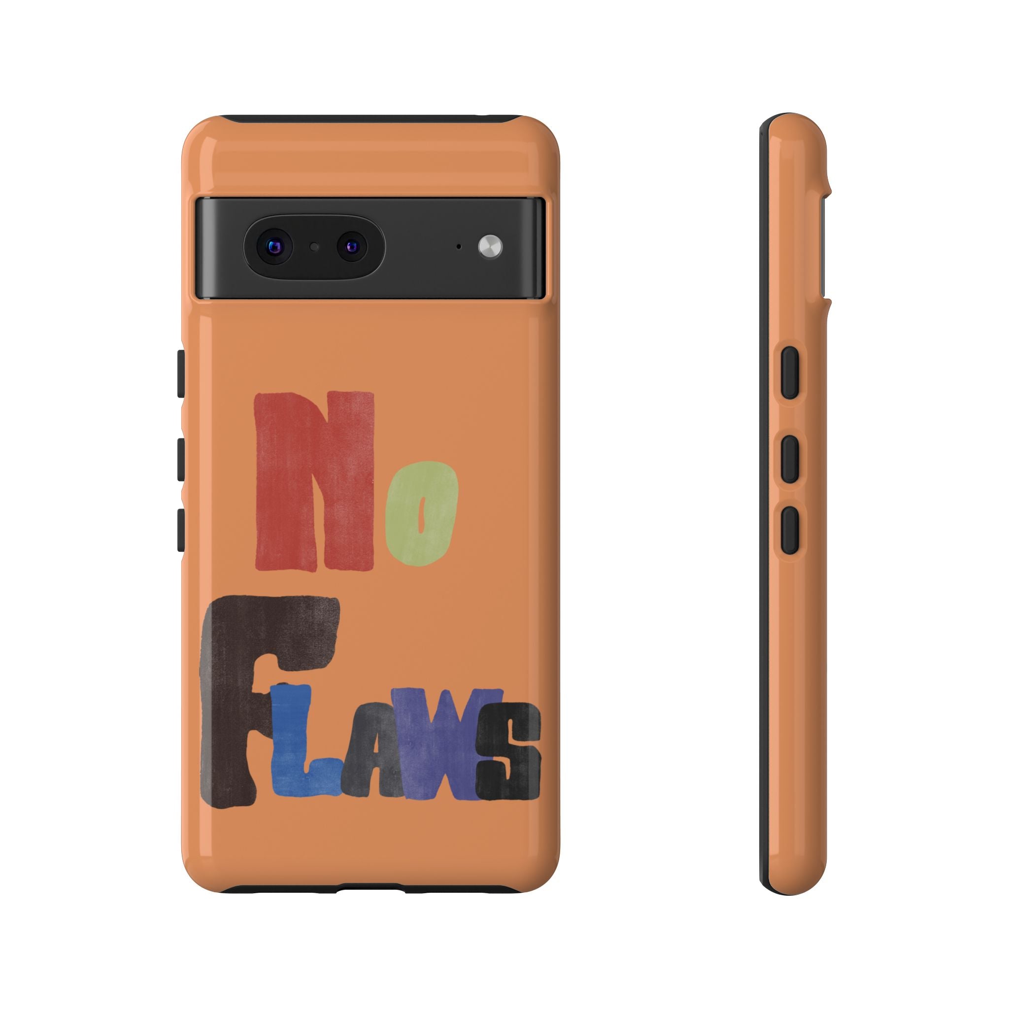 "No Flaws" Retro Hand-Lettered Protective Cover