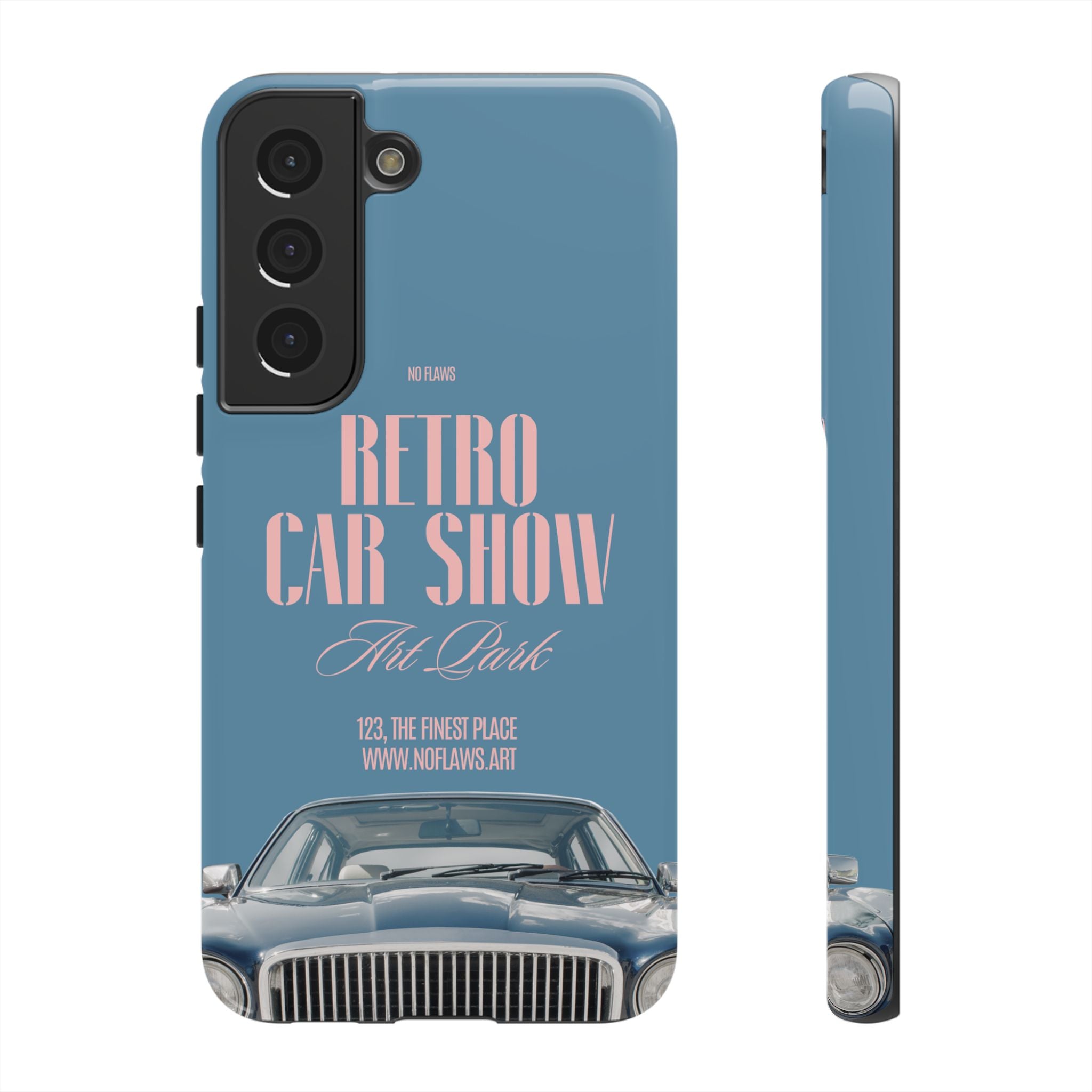 Retro Car Show Phone Case — Vintage Classic Auto Design