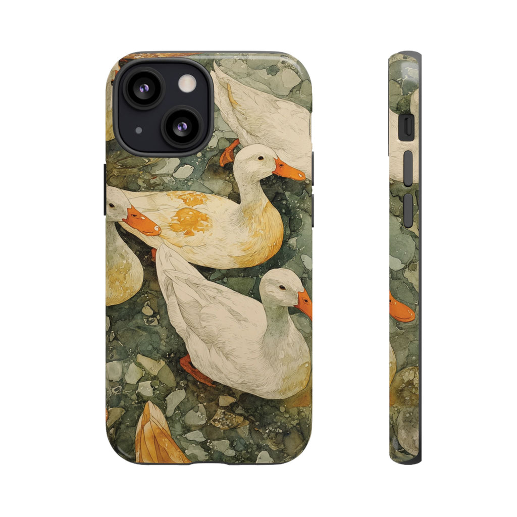Duck-Themed Phone Case, Quirky Phone Cover, Nature Lover Gift