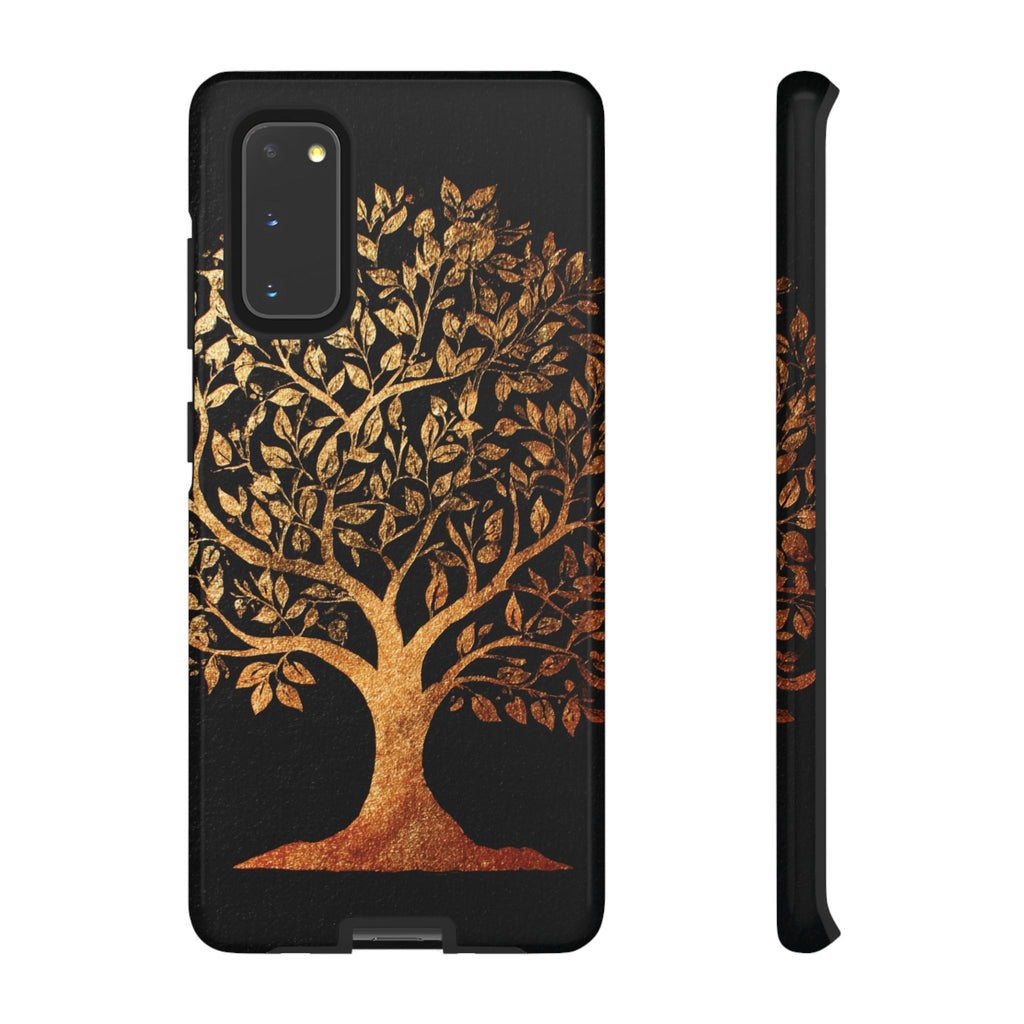 Golden Tree Phone Case, Tough Cases, Nature Lover Gift