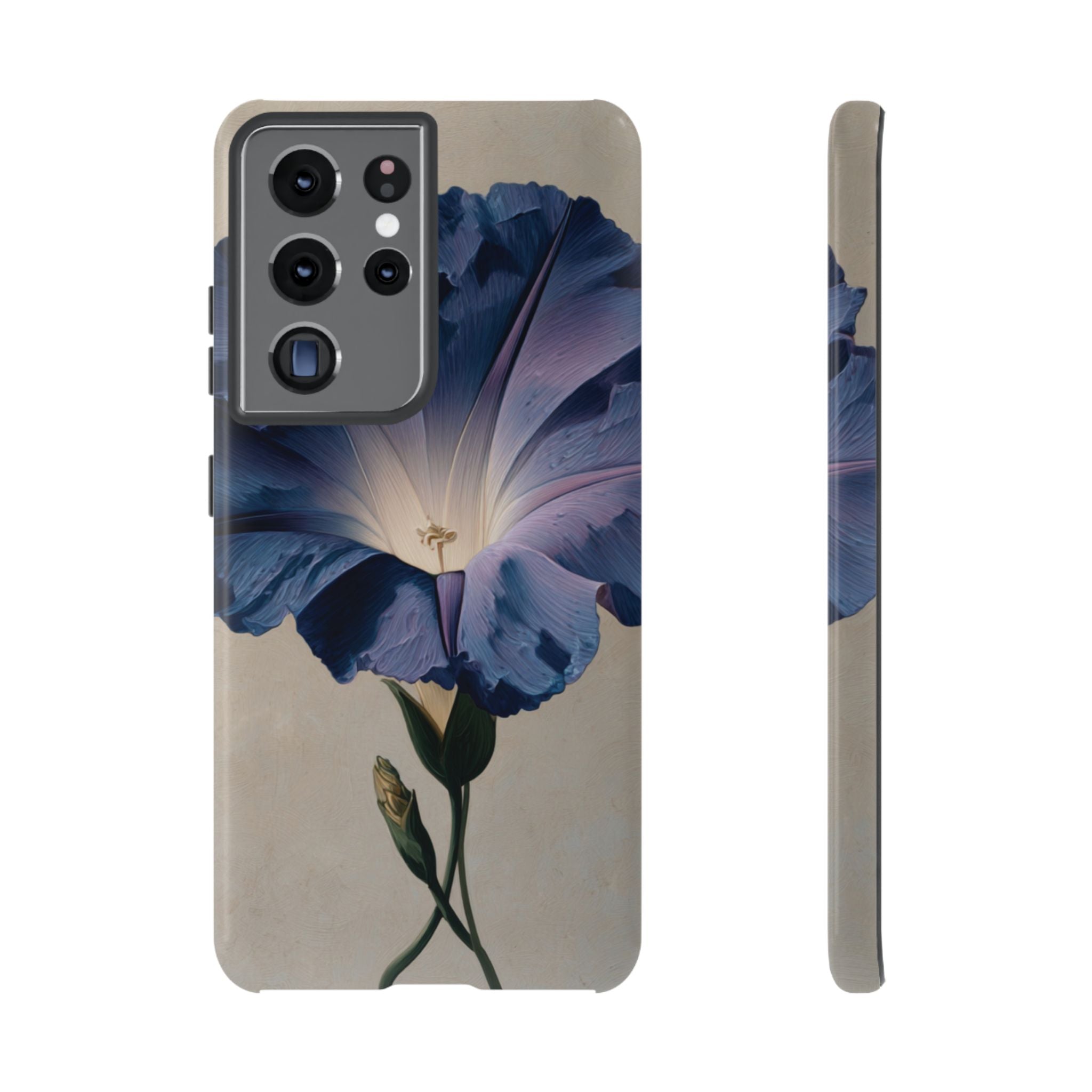 Floral Phone Case, Tough Cases with Purple Flower Design, Phone Accessories