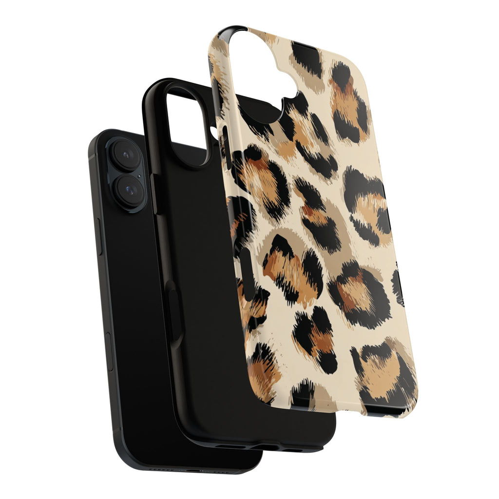 Stylish Leopard Print Phone Case, Animal Print, Tough Case, Gift for Her