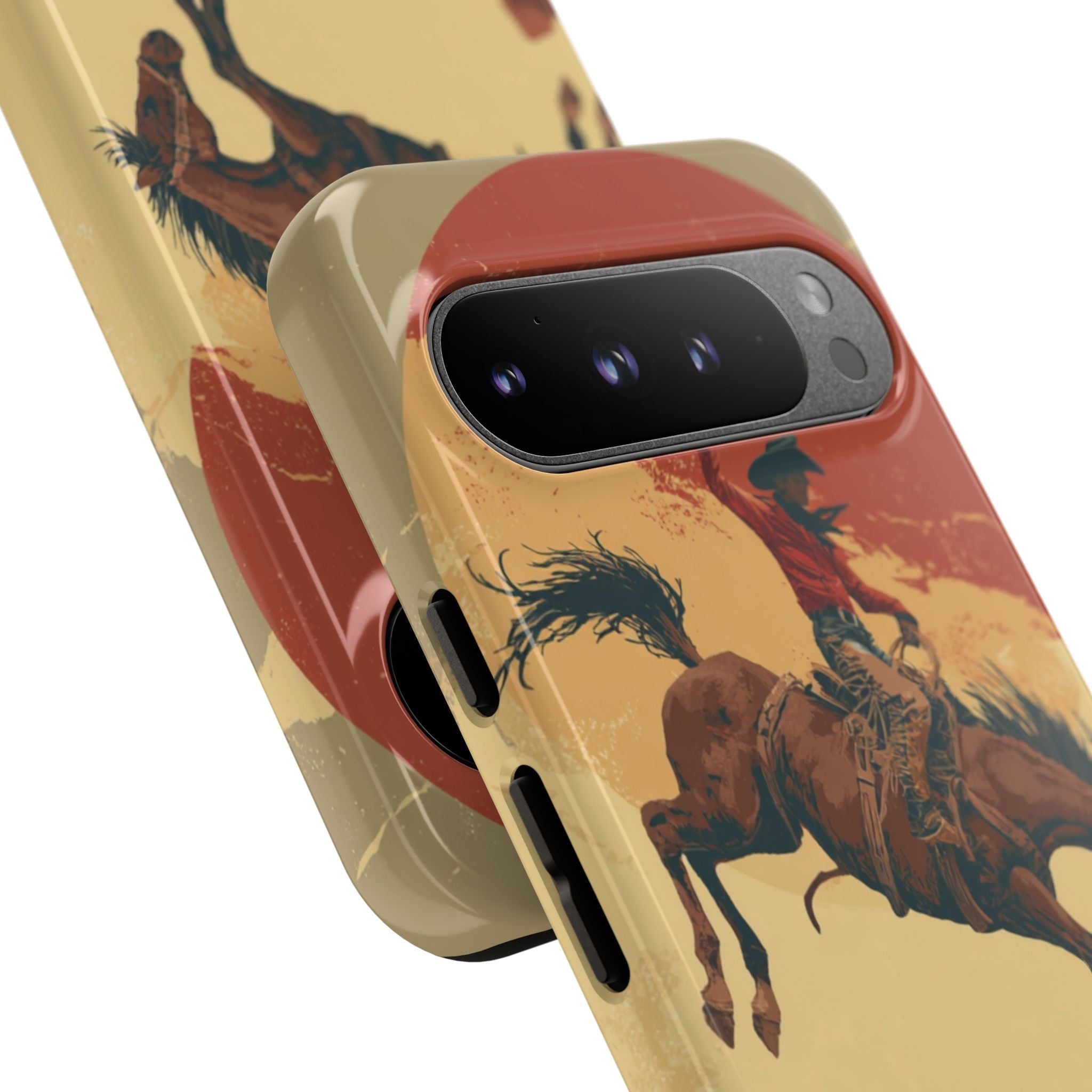Cowboy Phone Case - Wild West Style, Tough Protection for Outdoor Lovers