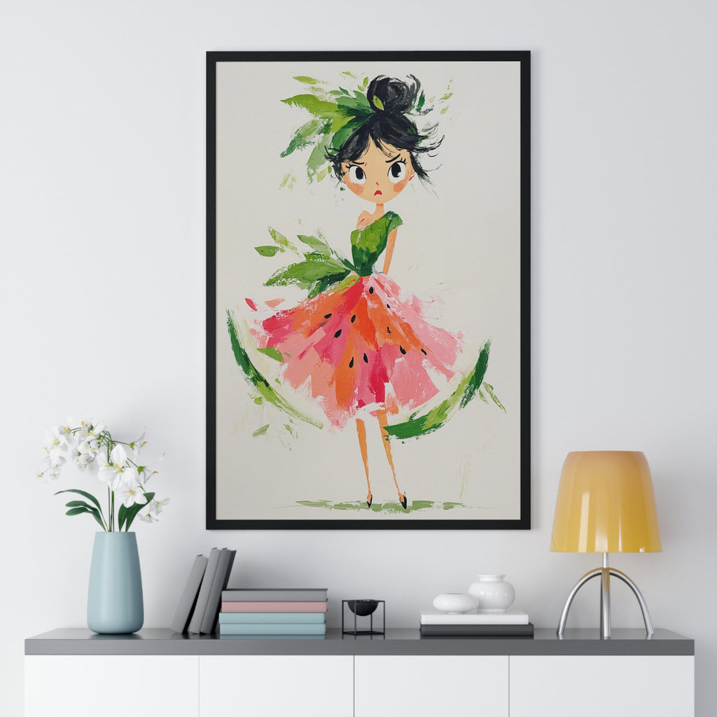 Watermelon Sugar Poster | Whimsical Art Print, Gift for Kids, Summer Vibes