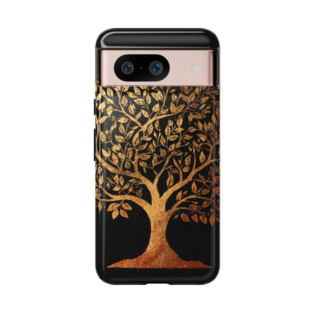 Golden Tree Phone Case, Tough Cases, Nature Lover Gift