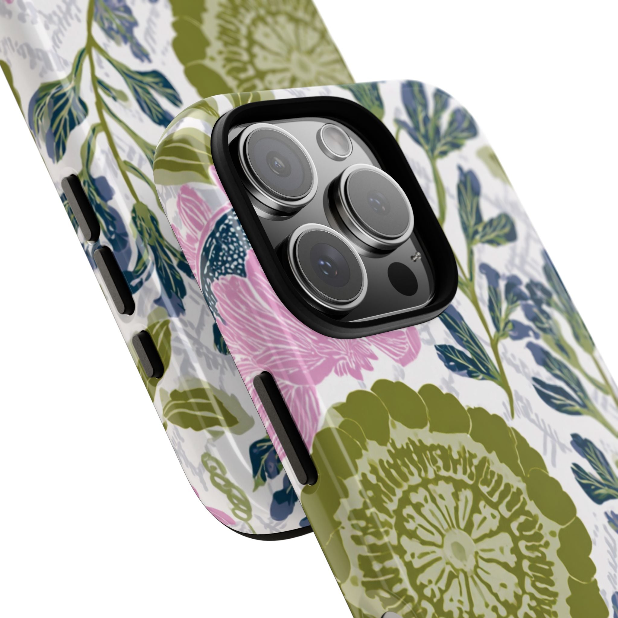Floral Phone Case, Tough Cases with Elegant Design, Stylish Phone Accessories